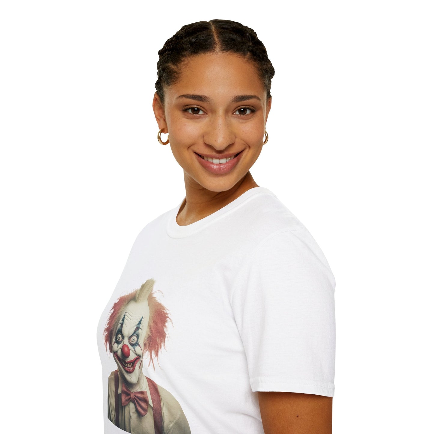 Clown Shirt Circus Tee Gildan Softstyle 64000 One Hundred Percent Ring Spun Cotton Lightweight