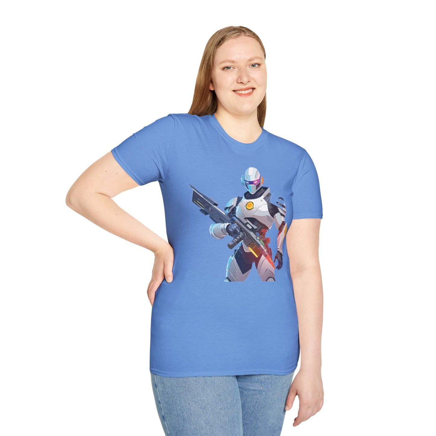 Unisex Robocop T Shirt Graphic With Classic Robocop Design Softstyle 100 Cotton Tee
