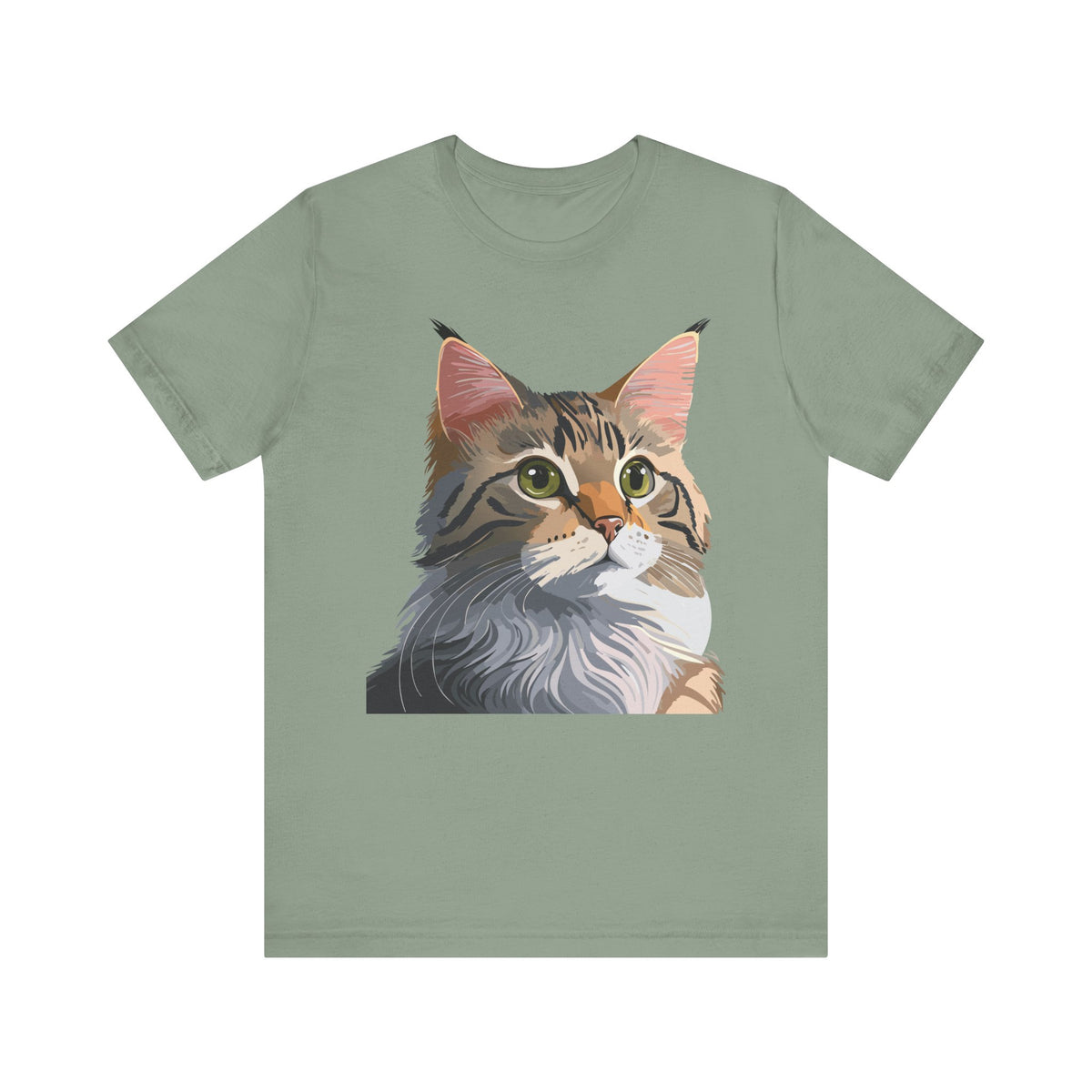 Wild Animals  Graphic Unisex Cotton Bella+Canvas Tee with Art Animal Design ab43