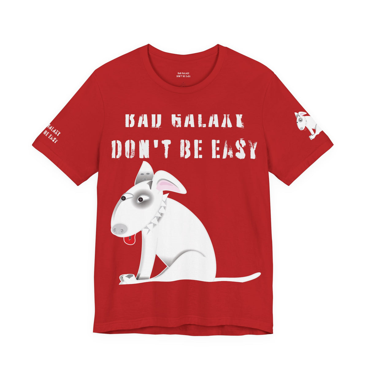 Funny Dog Graphic Unisex Cotton Bella+Canvas Tee with Art Design b90