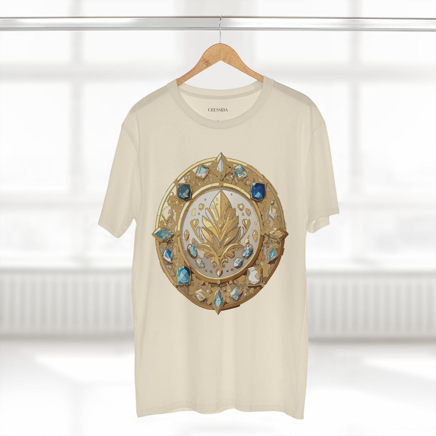 Medallion Graphic T-Shirt Unisex 100 Cotton With Gold Art Design Medal Tee 25