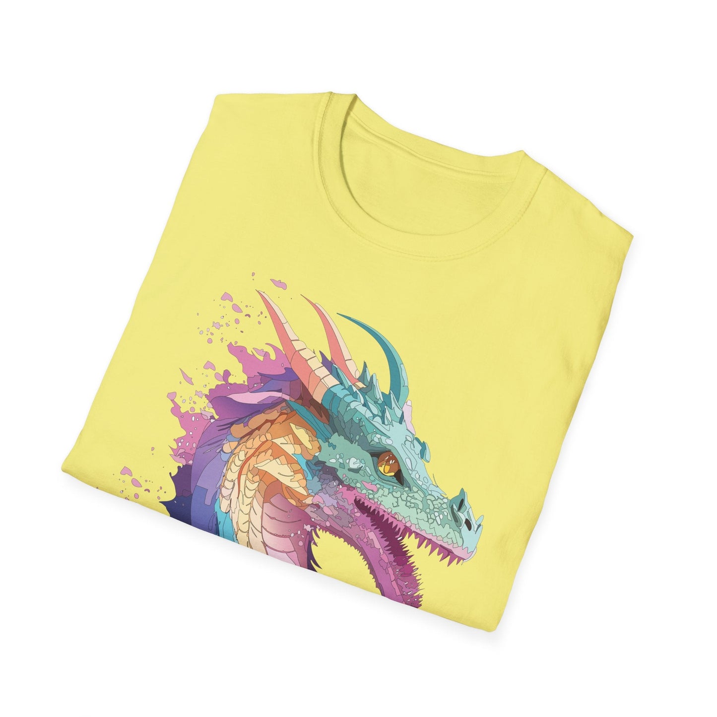 Dragon Graphic T Shirt Unisex Animal Shirt Cotton Softstyle Tee For Everyday Comfort