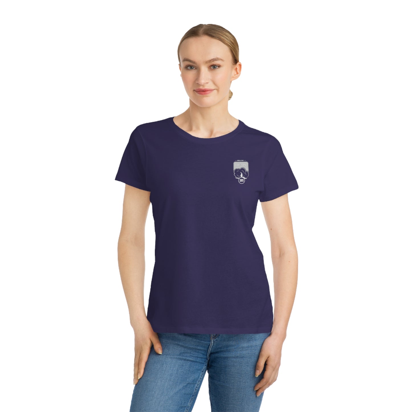 T-Shirt Femme en Coton Bio avec logo en coton 