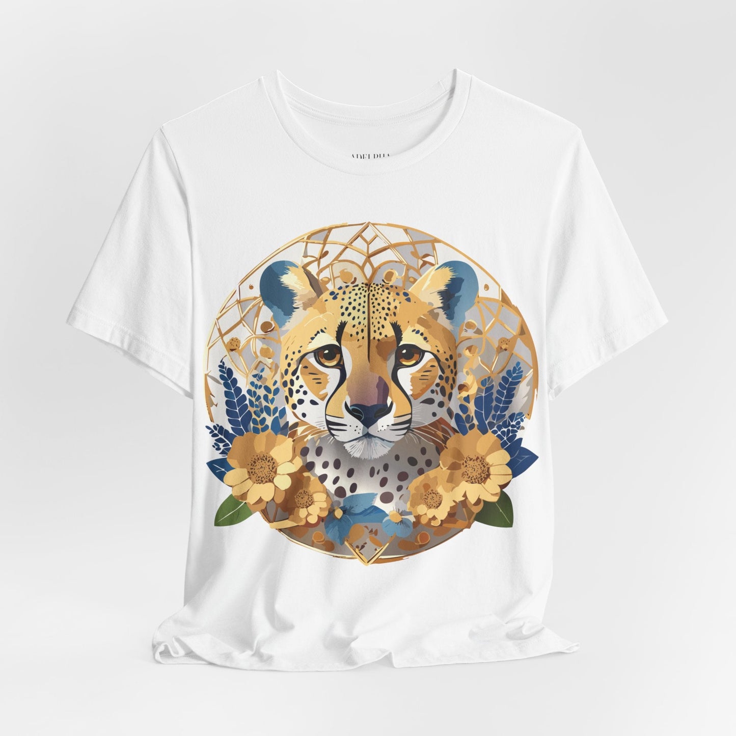 Medallion Graphic Unisex 100 Cotton Vintage Animal Medal Artwork Tee 53