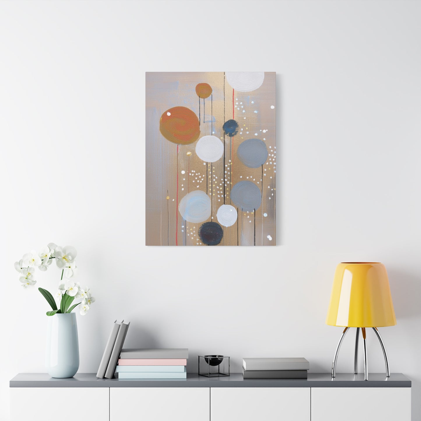 Abstract Oil Painting Print Canvas 20x24,20x30,24x30 24x32,24x36,30x40 32x48,36x48,40x60 Pine-Wood Inner Frame ABS-104