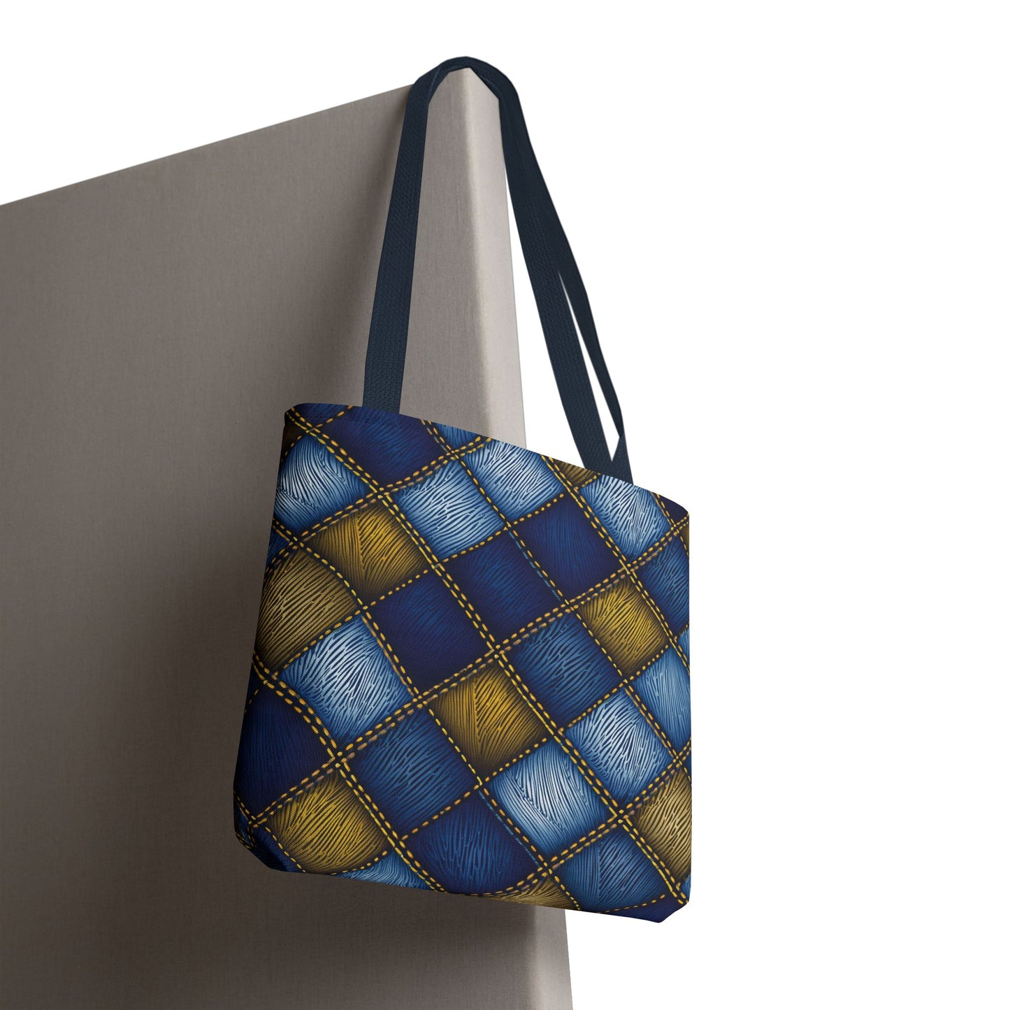 DENIM PRINT CANVAS BAG HIGH-QUALITY 100% SPUN POLYESTER 3 SIZES CANVAS BAG-143