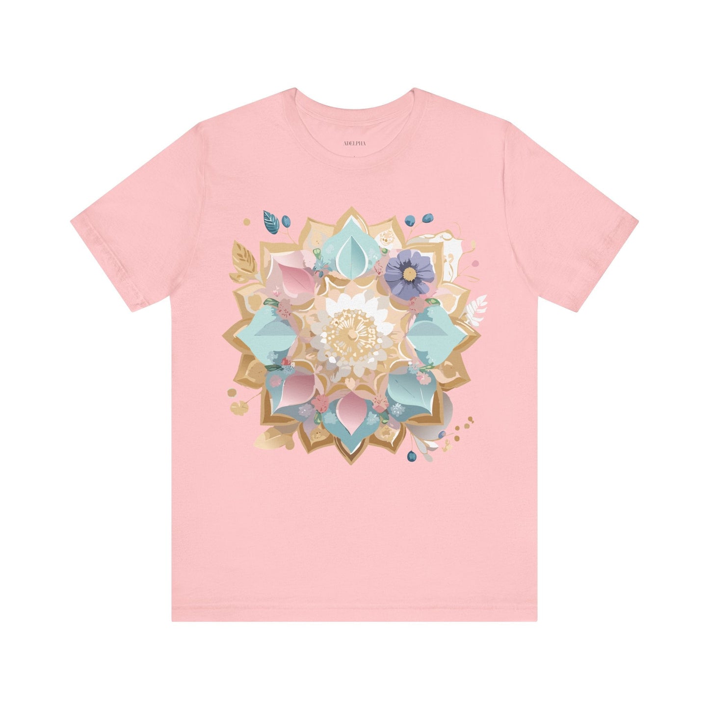 Adelpha Mandala Graphic Tee Unisex Jersey Short Sleeve Vintage Inspired Artwork Shirt