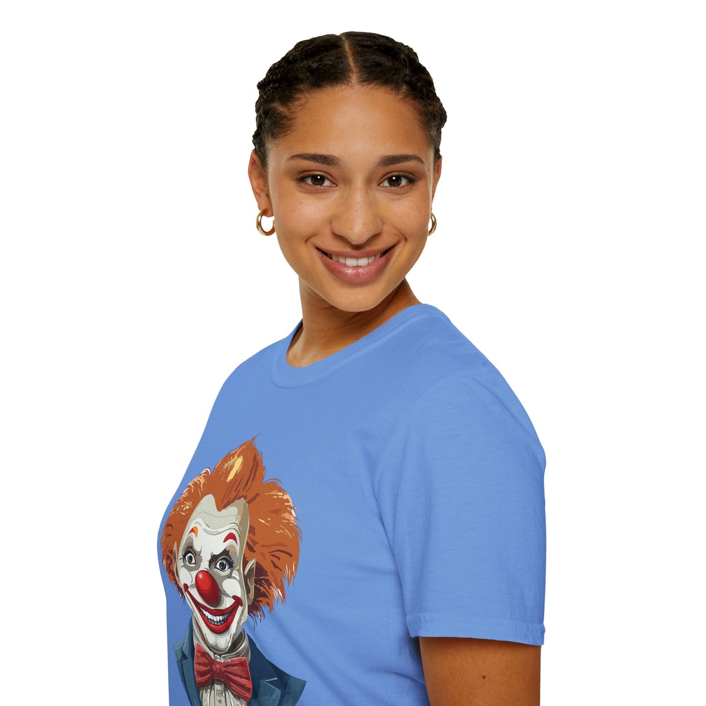 Clown Shirt Unisex Funny Man Circus Tee Softstyle Gildan 64000 Short Sleeve Shirt Premium