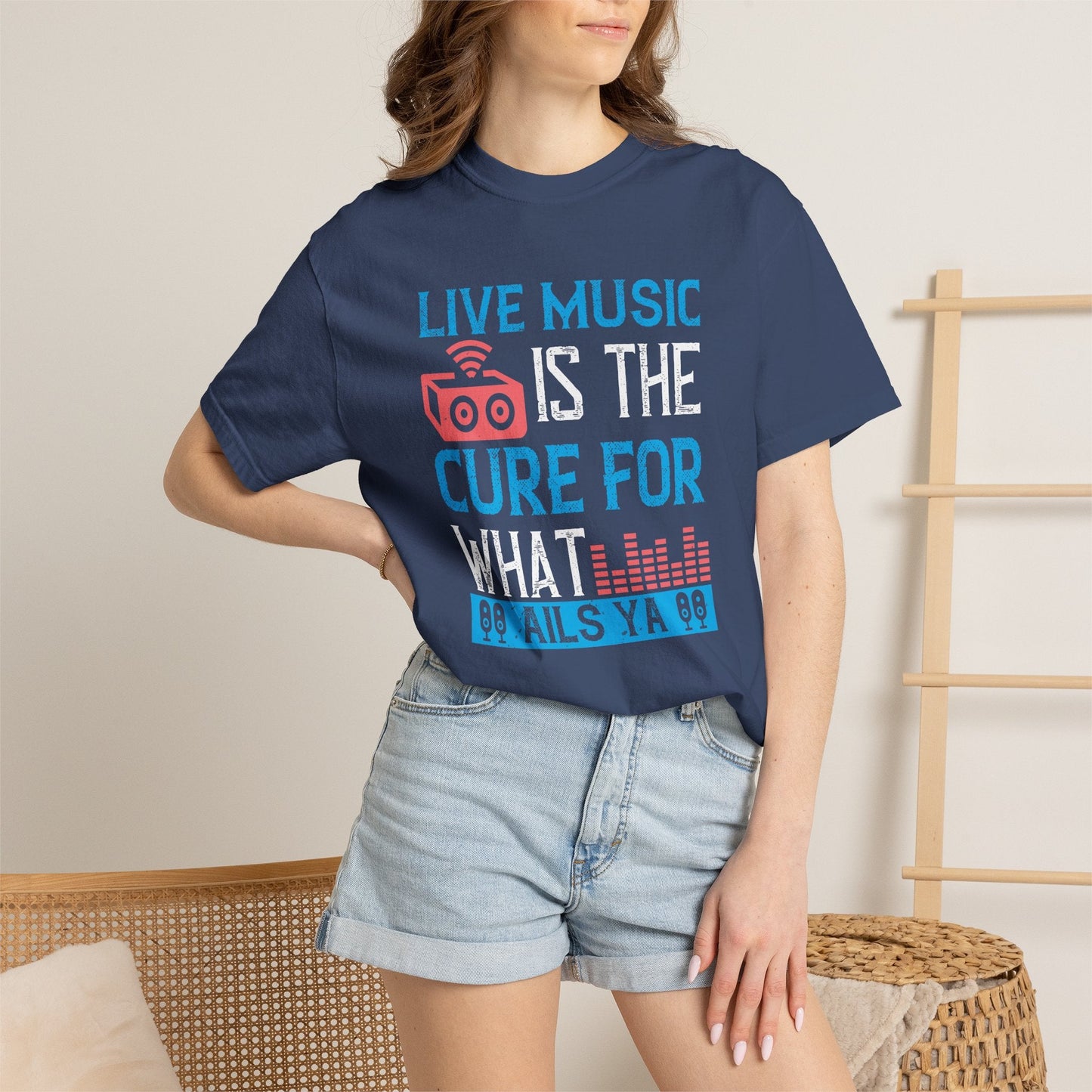 Music Graphic Design Unisex Cotton T-shirt m20