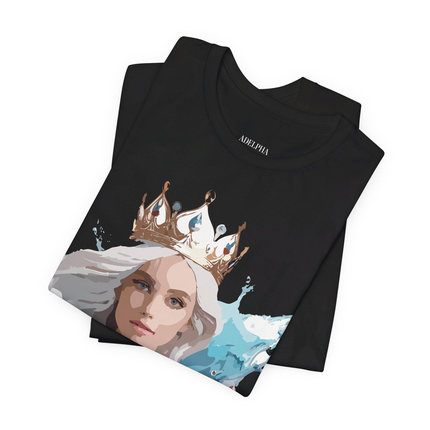 Queen Graphic T Shirt Unisex Jersey Short Sleeve Tee With Vintage Inspired Artwork Adelpha