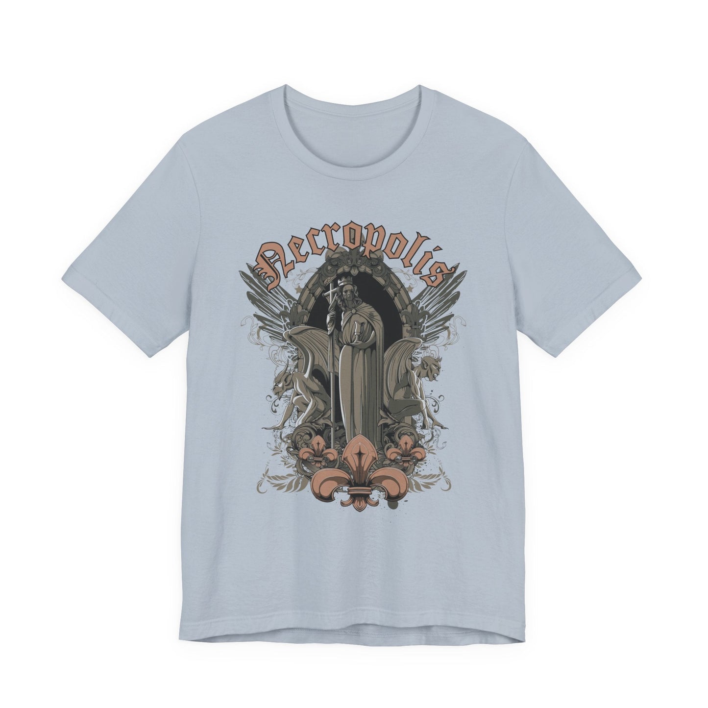 Gothic Skull Graphic Unisex Cotton T-Shirt r7