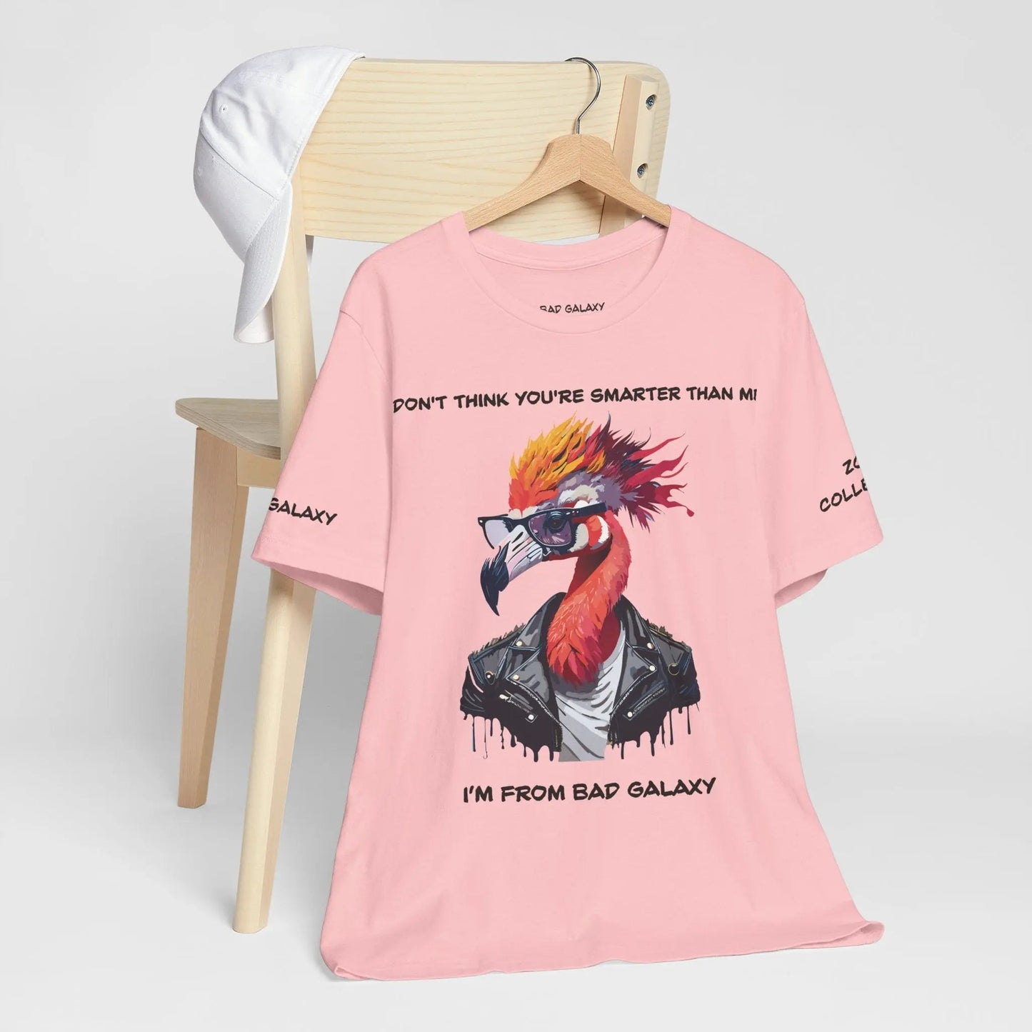 Animal T Shirt Made To Order In USA From Bad Galaxy With Eco Friendly Inks And 100 Percent Cotton