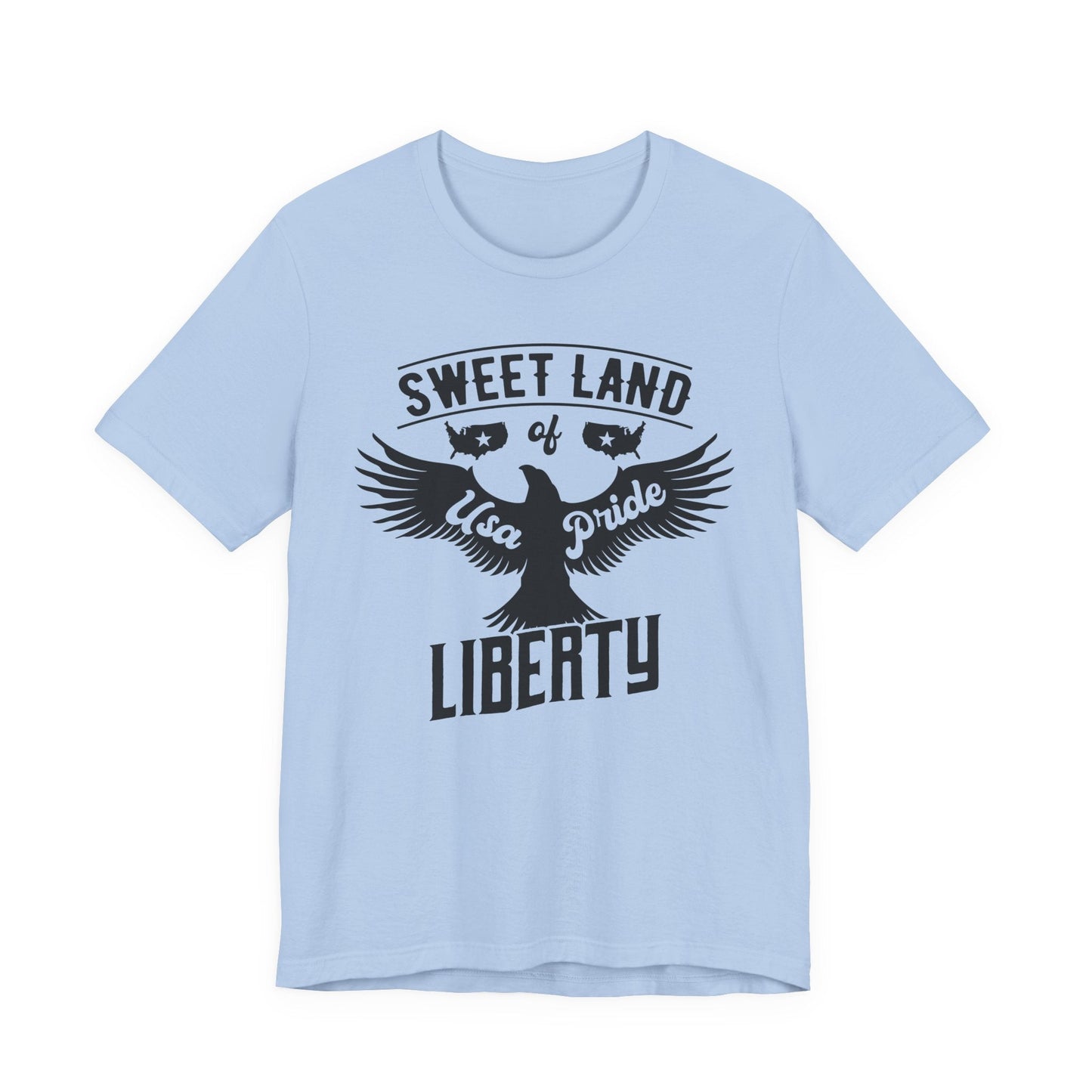 Liberty Eagle Graphic Unisex Cotton T-Shirt a4
