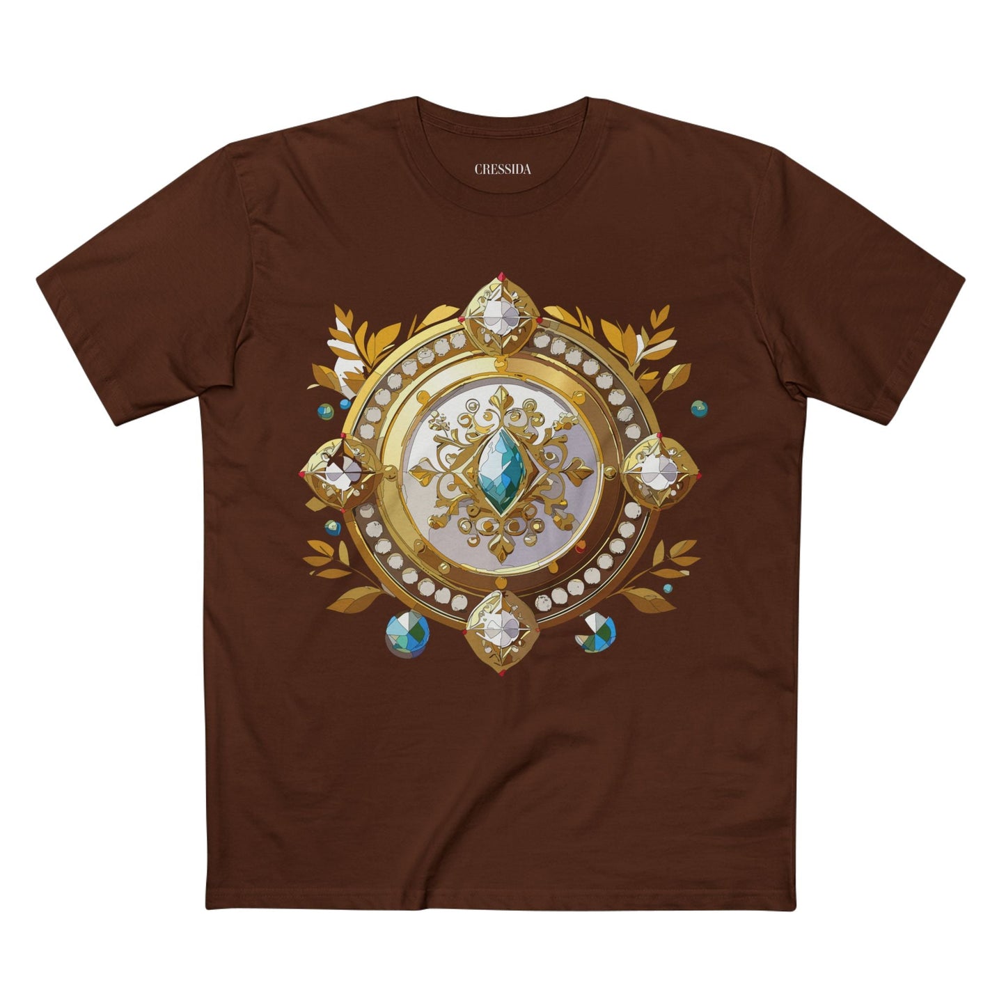 Medallion Graphic T-Shirt Unisex 100 Cotton With Gold Art Design Medal Tee 12