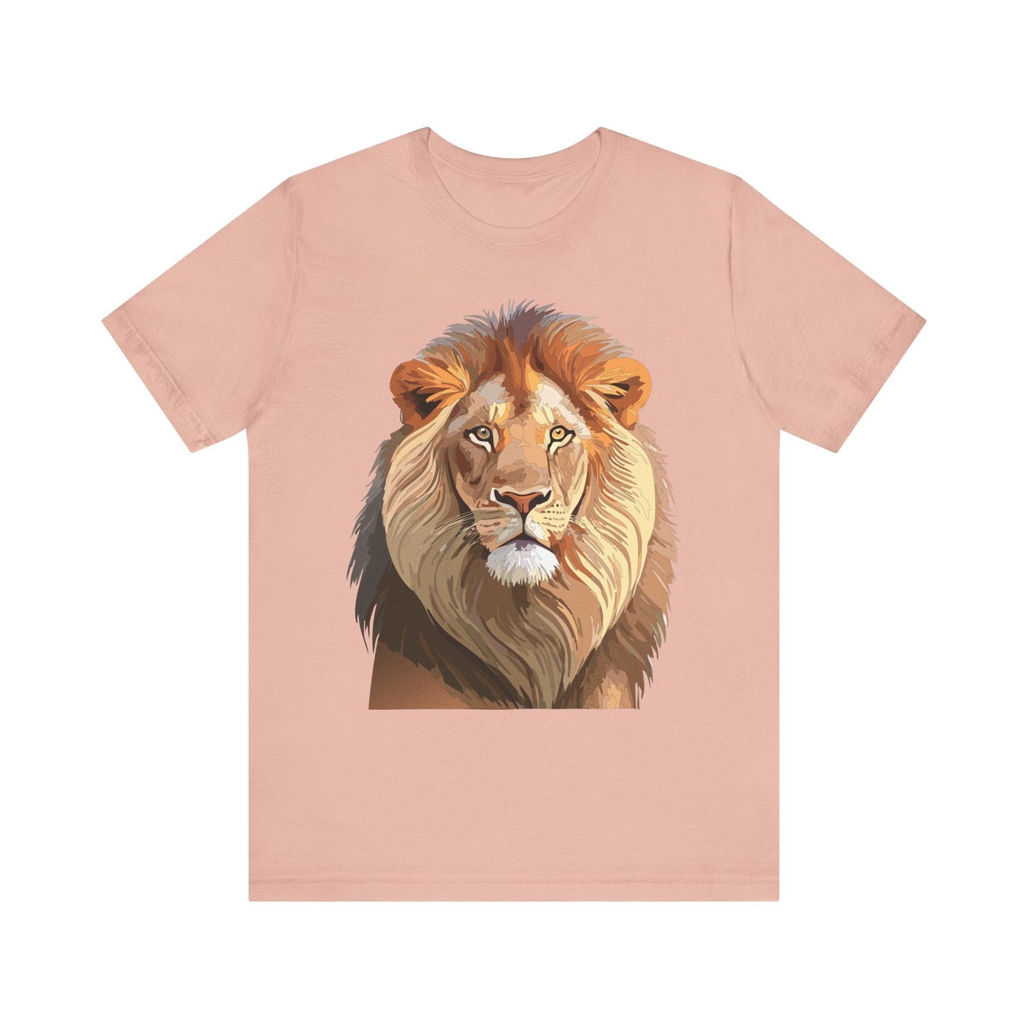 Unisex Animal Graphic Tee Shirt With Wild Animals Art Design For Everyday Wear Casual
