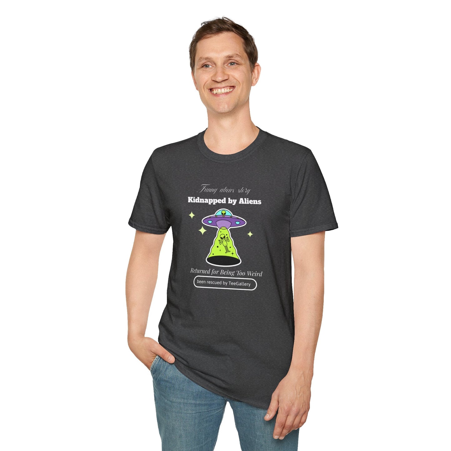 Alien Abduction Graphic Tee  Kidnapped by Aliens Funny UFO Shirt