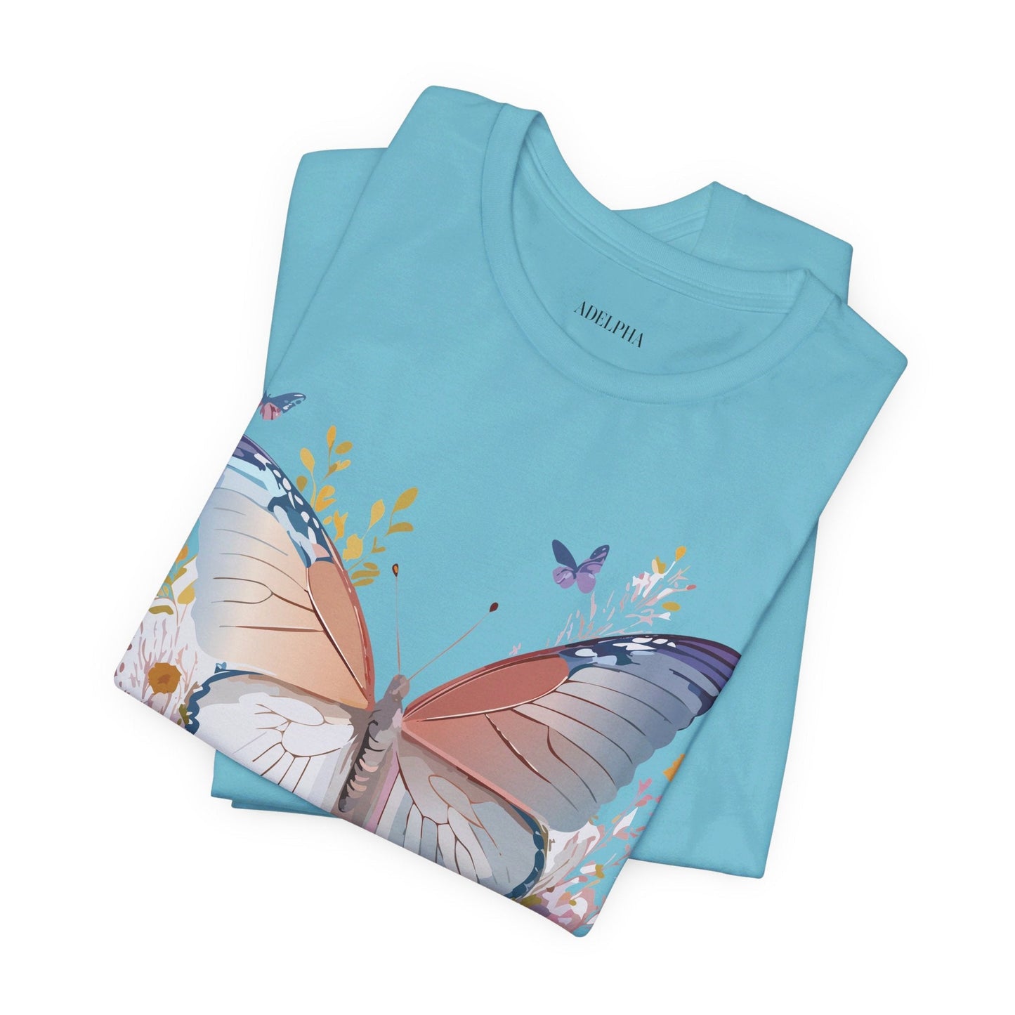 Butterfly Graphic Tee Unisex Vintage Art Design Adelpha Collection