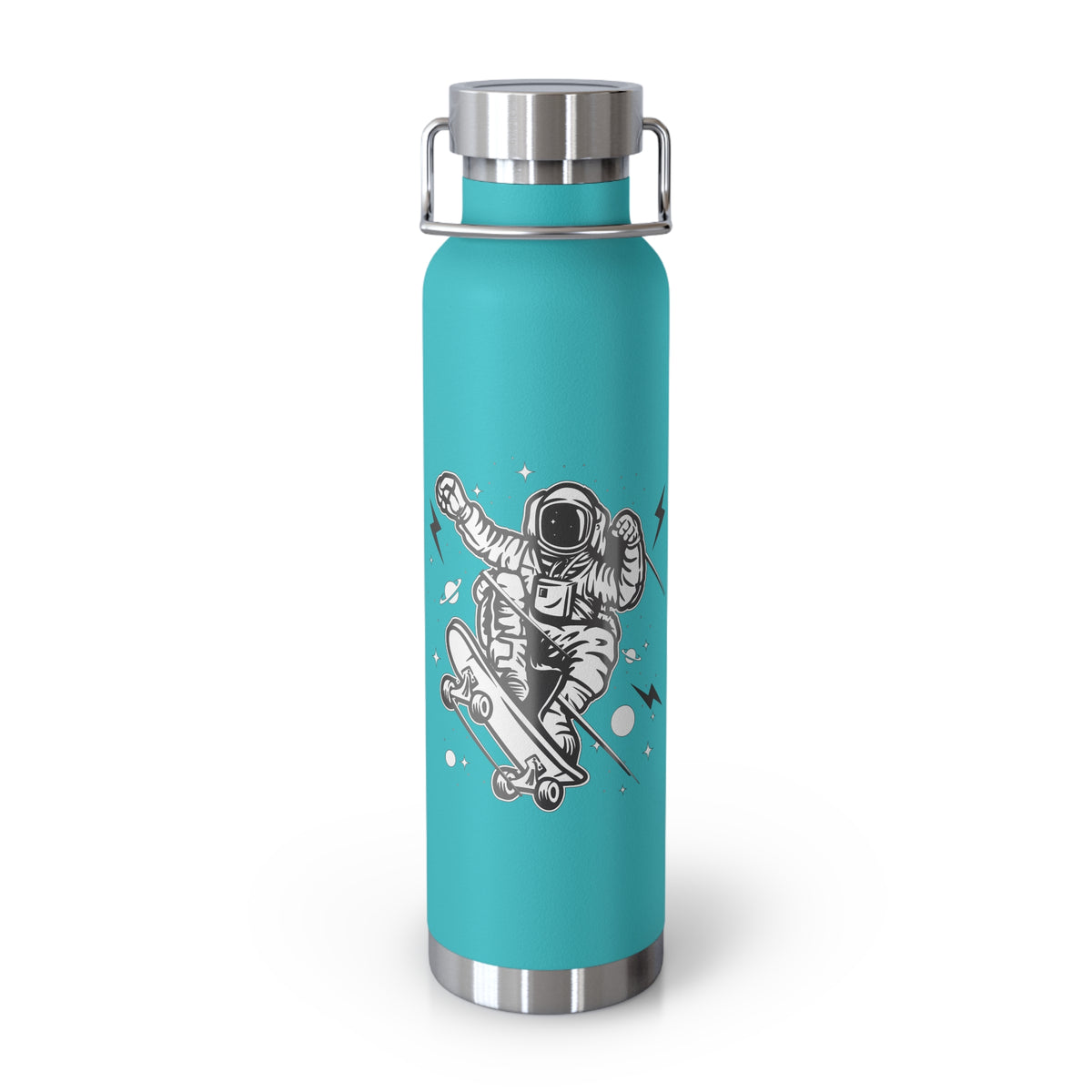 22oz Copper Insulated Water Bottle with Cartoon Design - CV52