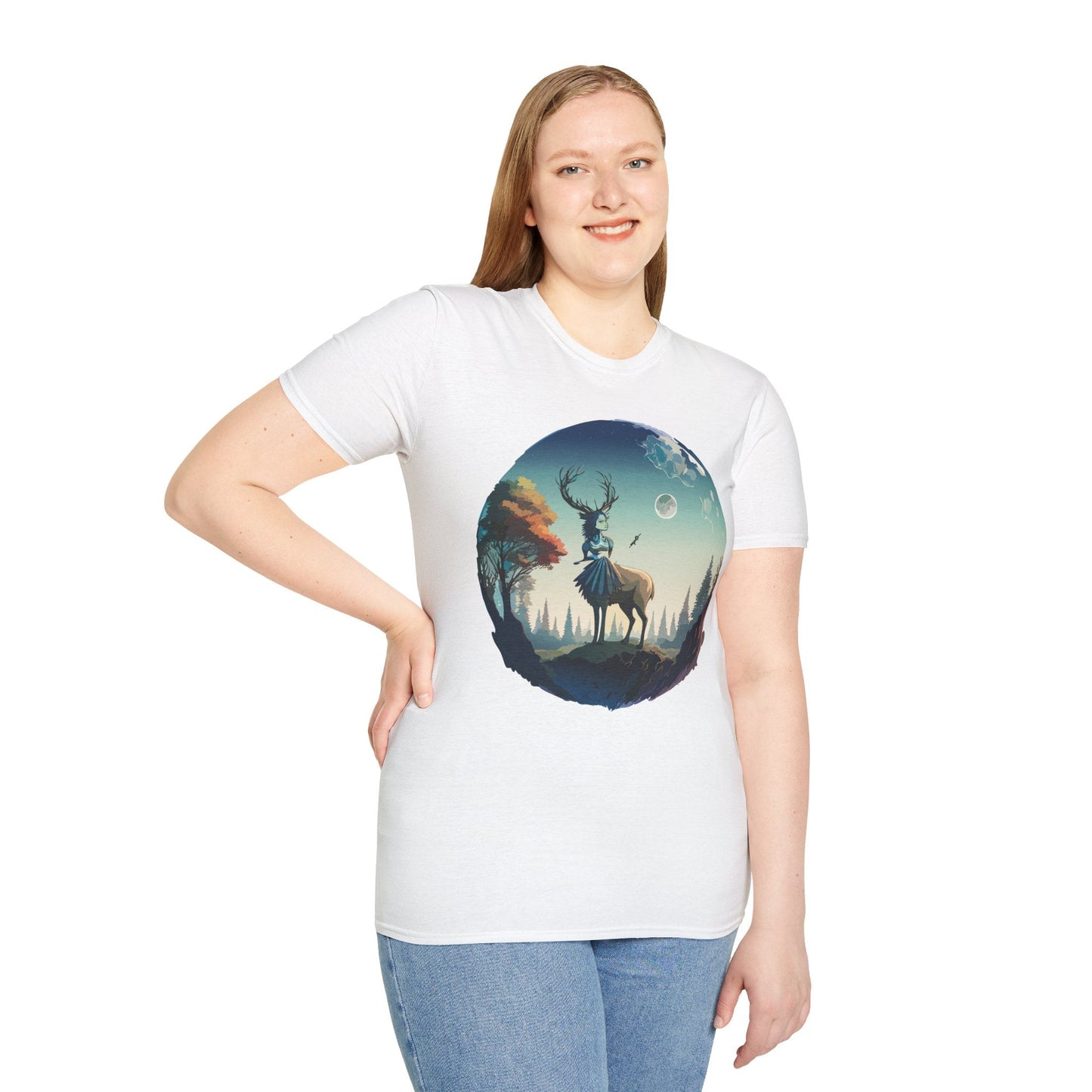 Womens Graphic T Shirts Art Design Tee Gildan Softstyle 64000 100 Percent Ring Spun Cotton Unisex