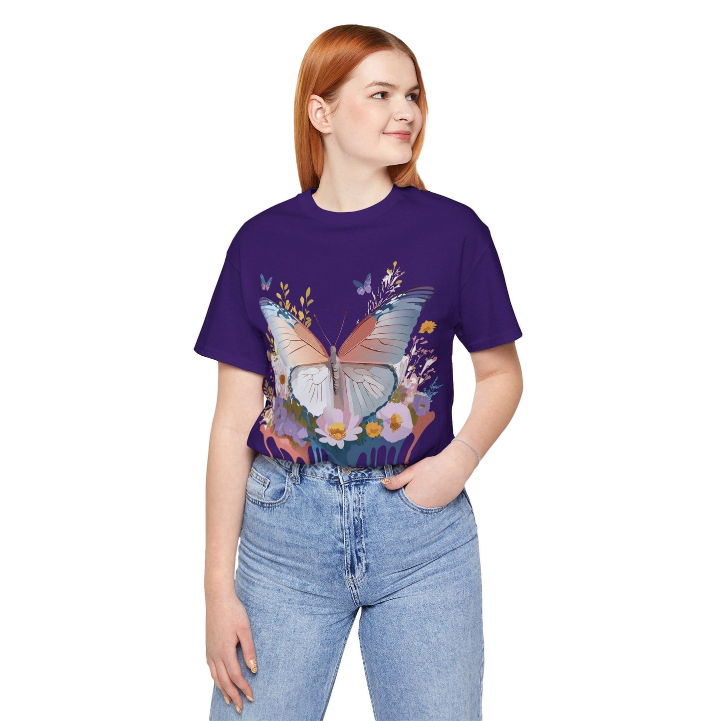 Adelpha Butterfly Graphic T Shirt Unisex Vintage Inspired Short Sleeve Tee