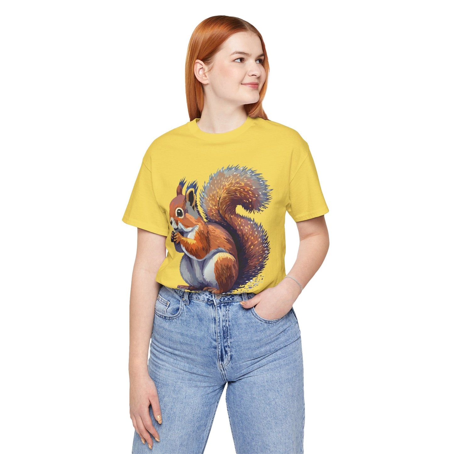 Unisex Animal Print Tee Shirt With Wild Animals Artwork Gildan Softstyle 64000 Cotton