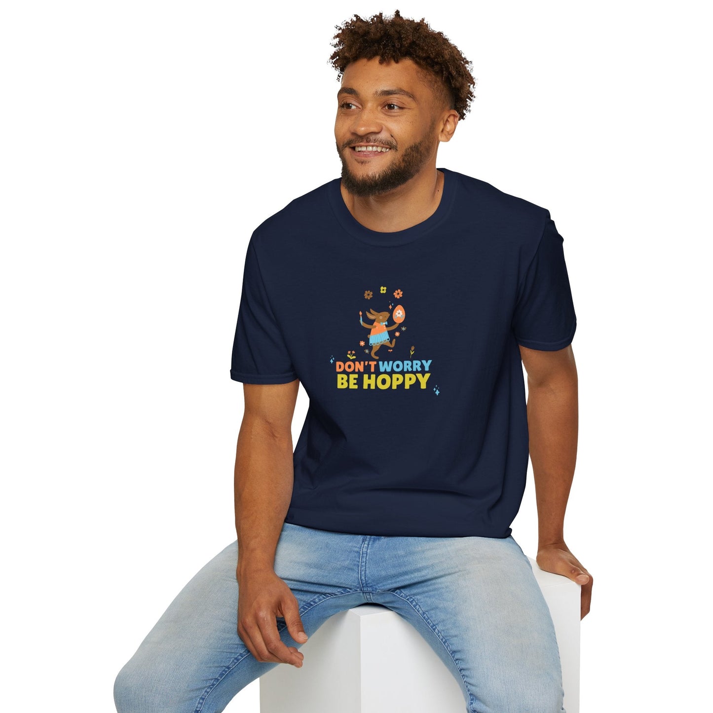 Easter Day T Shirt With Signature Art Design Unisex Softstyle Tee 64000 By Gildan