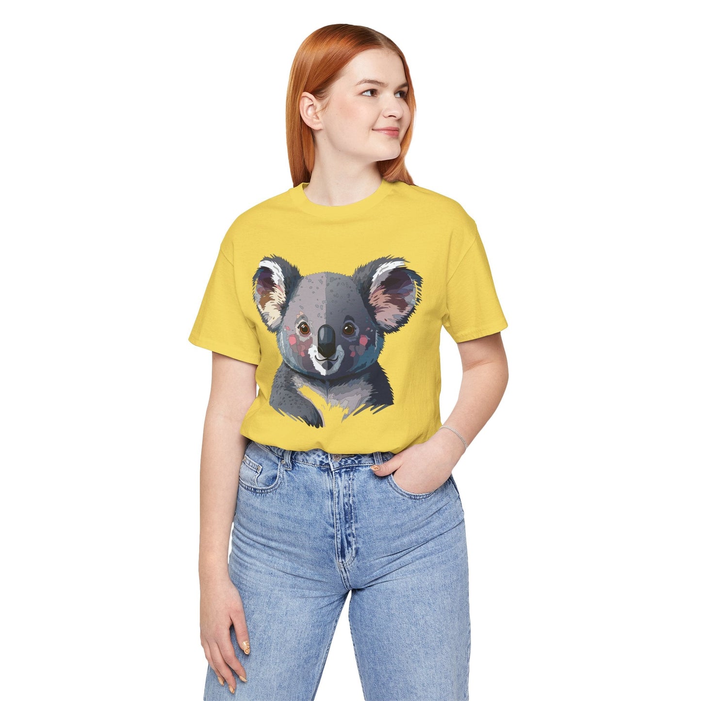 Unisex Animal Shirt With Animal Art Design Tee Wild Animals Short Sleeve Jersey Cotton