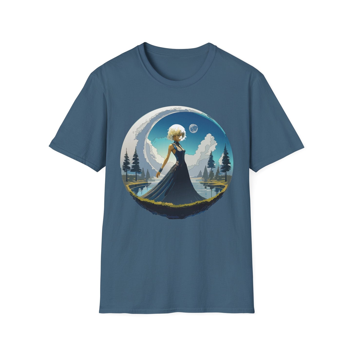 Womens Graphic T Shirt Art Design Tee Gildan Softstyle 64000 Unisex Short Sleeve