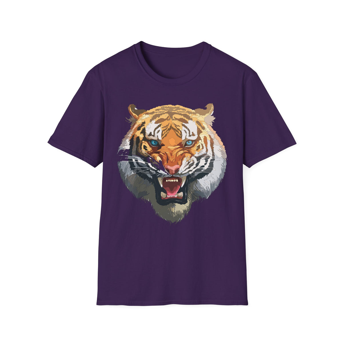 Roaring Tiger Face T-Shirt | Big Cat Graphic Tee