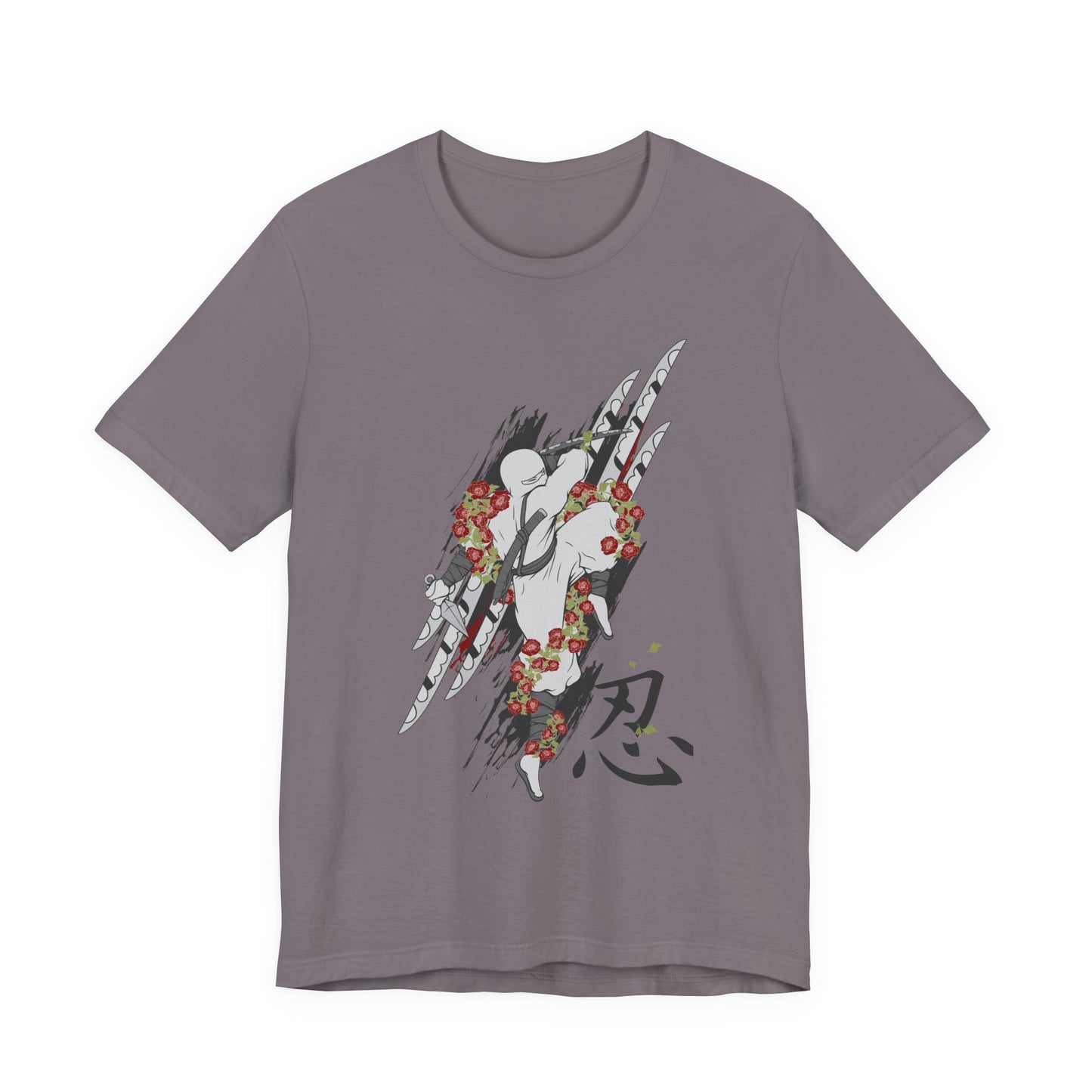 Ninja Samurai Artwork Graphic Unisex Cotton T-Shirt r5