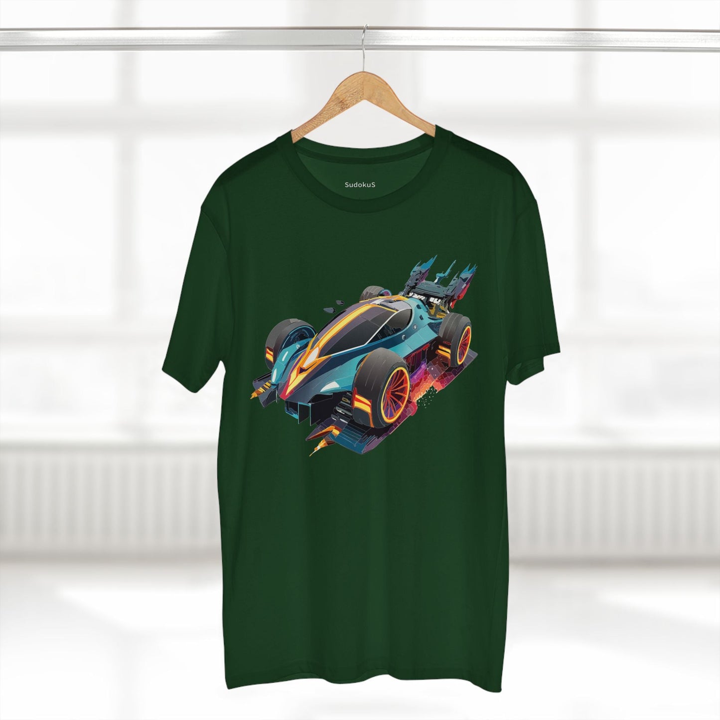 Car Graphic Unisex 100 Cotton Staple Tee 20