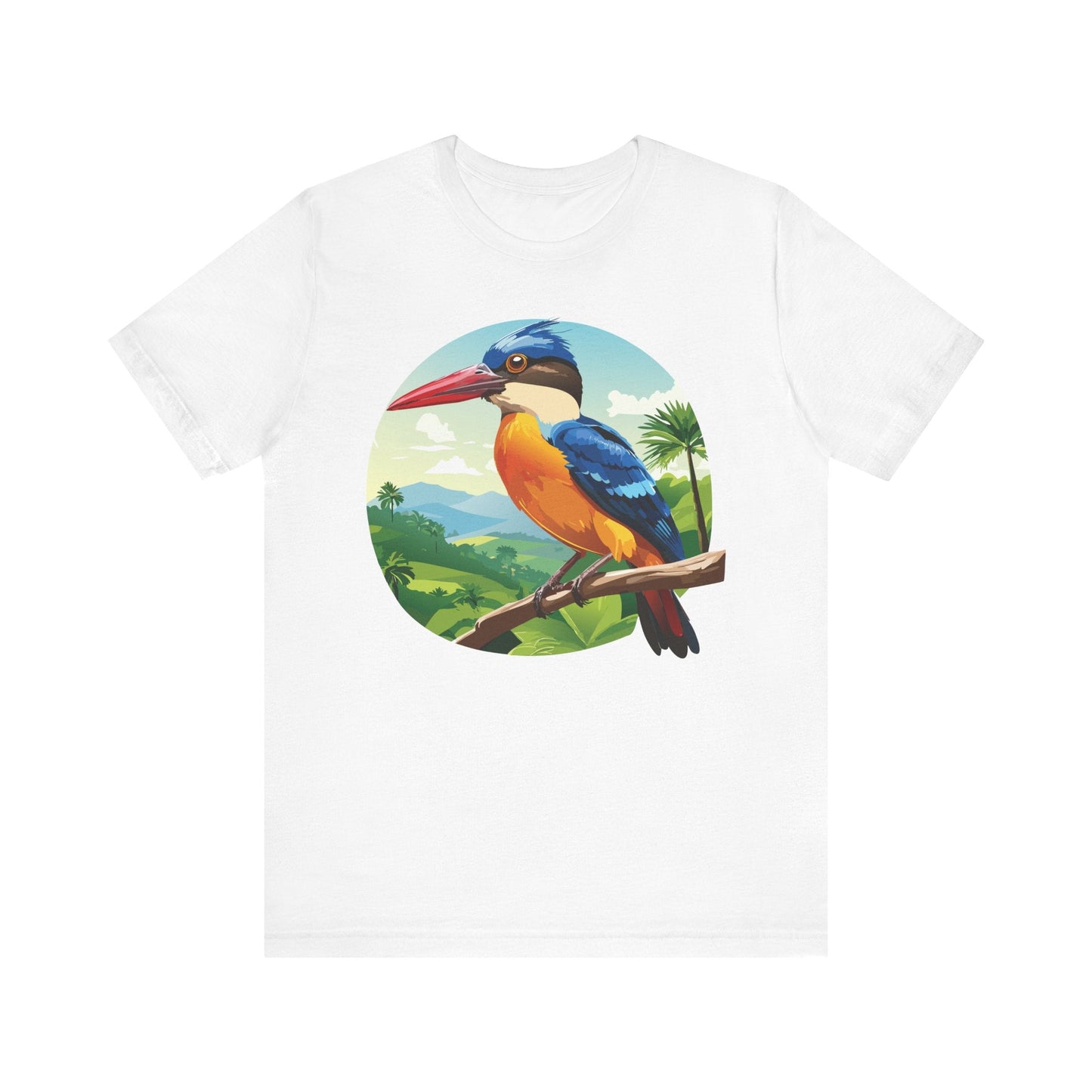 Unisex Animal Shirt With Art Design Featuring Wild Animals Jersey Short Sleeve Tee