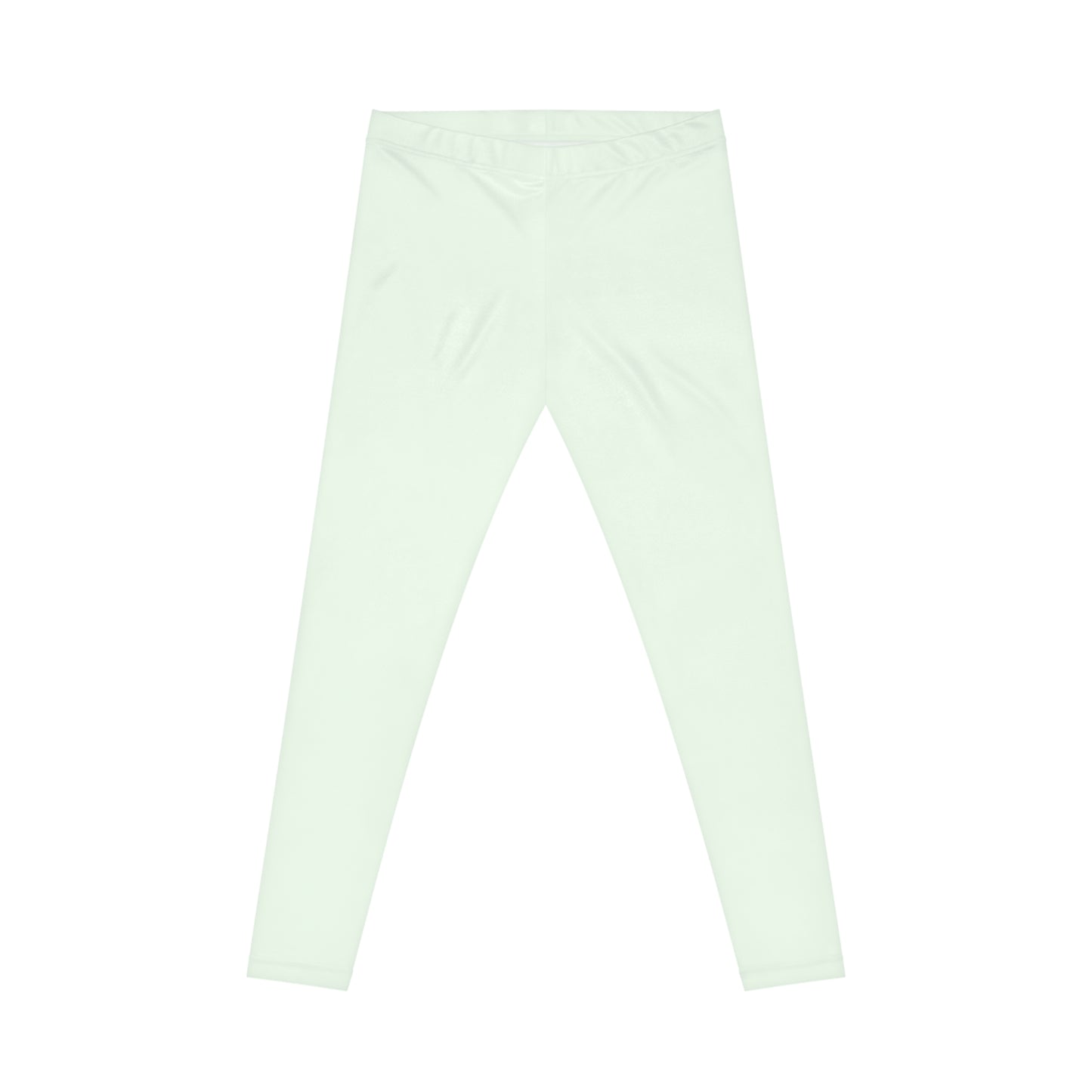 Honeydew Mint Color Women's Poly-Span Casual Leggings XS-2XL
