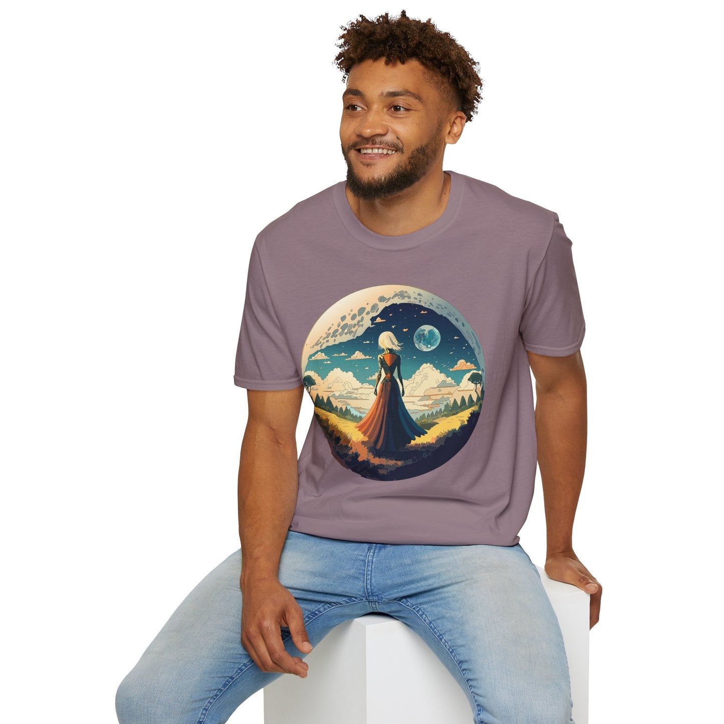 Womens Graphic T Shirts Art Design Tee Unisex Softstyle 64000 Cotton Tee Comfortable Everyday Wear