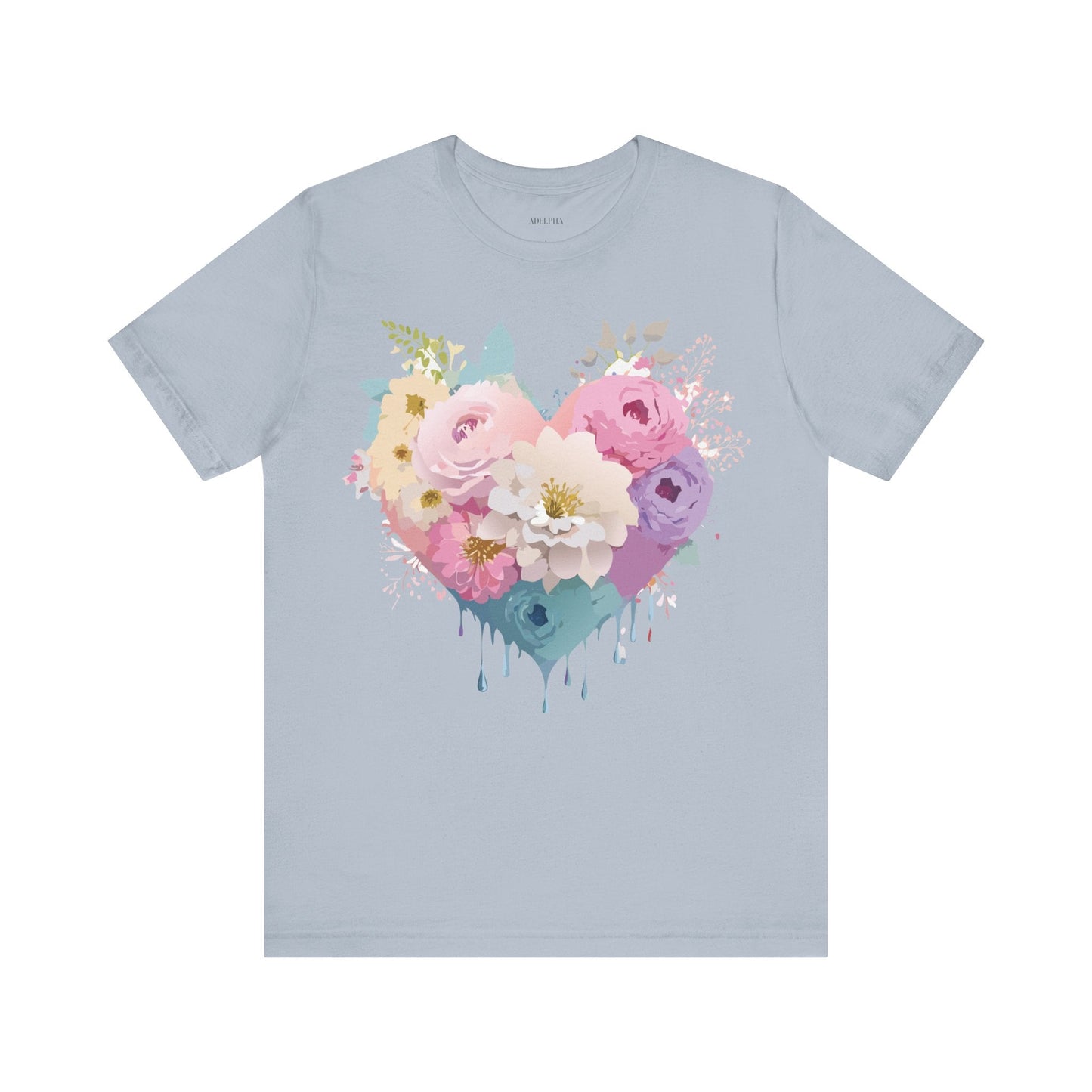 Valentine Graphic Tee Unisex Short Sleeve Shirt With Adelpha Vintage Artwork Design