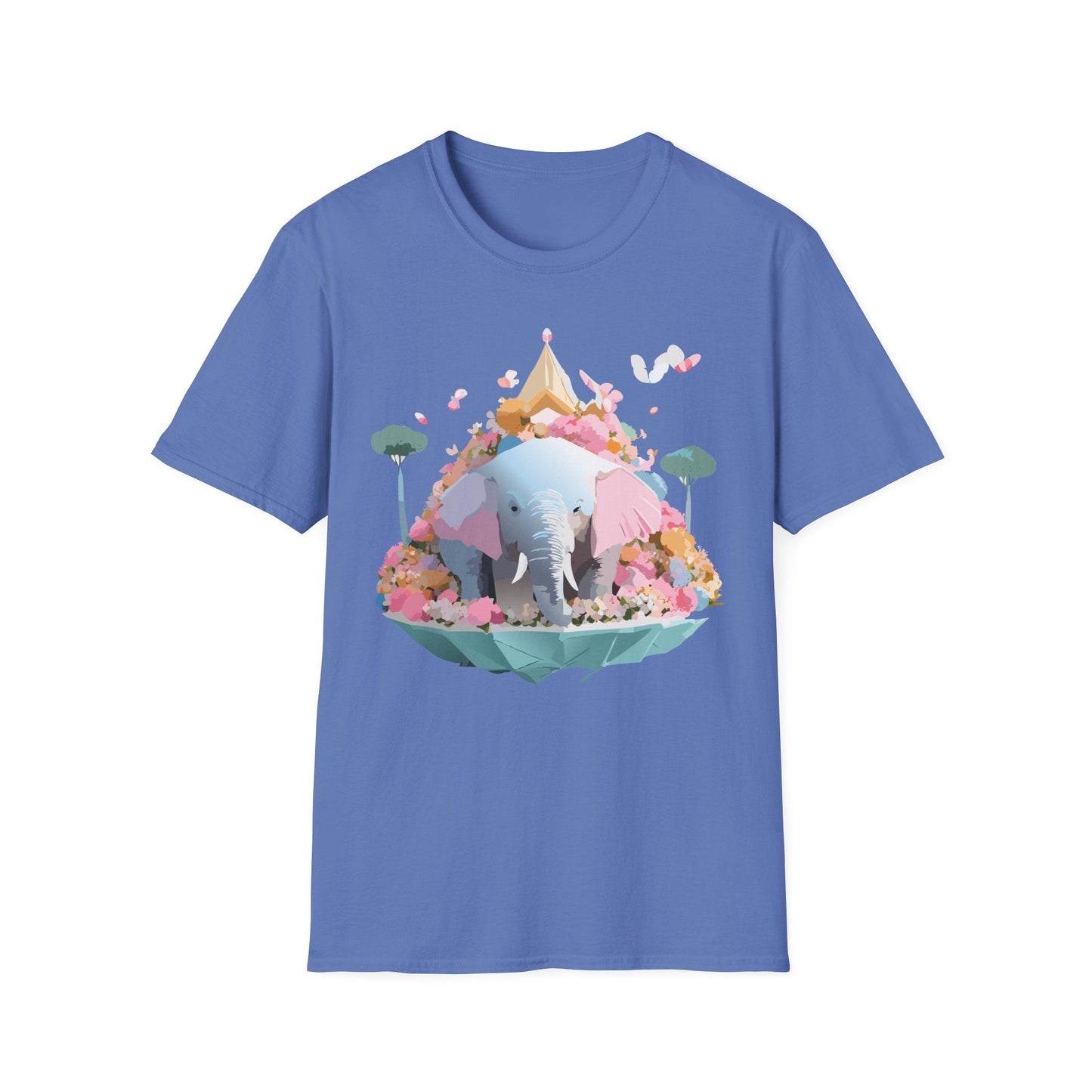 Elephant Graphic T Shirt For Animals Unisex Gildan Softstyle 64000 Cotton Tee Apparel