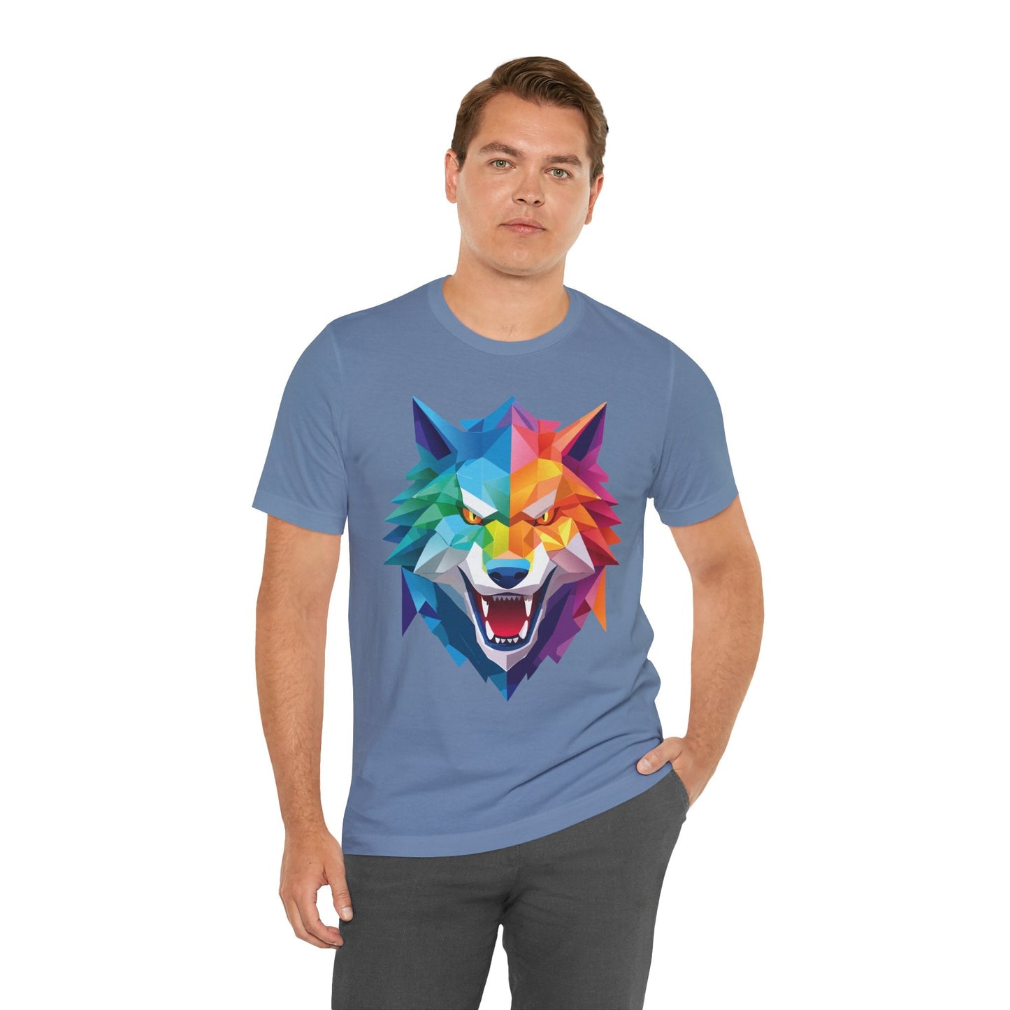 Unisex Animal Shirt Art Design Tee With Animals Wild Animals Shirt Short Sleeve