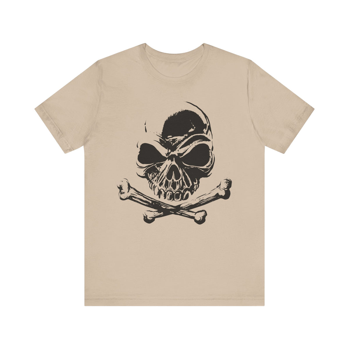 Black Skull Graphic Design Tee, Skull Shirt, Vintage Tees, Art Design T-Shirt, Vintage Graphic Tee, Art Shirts with Skulls