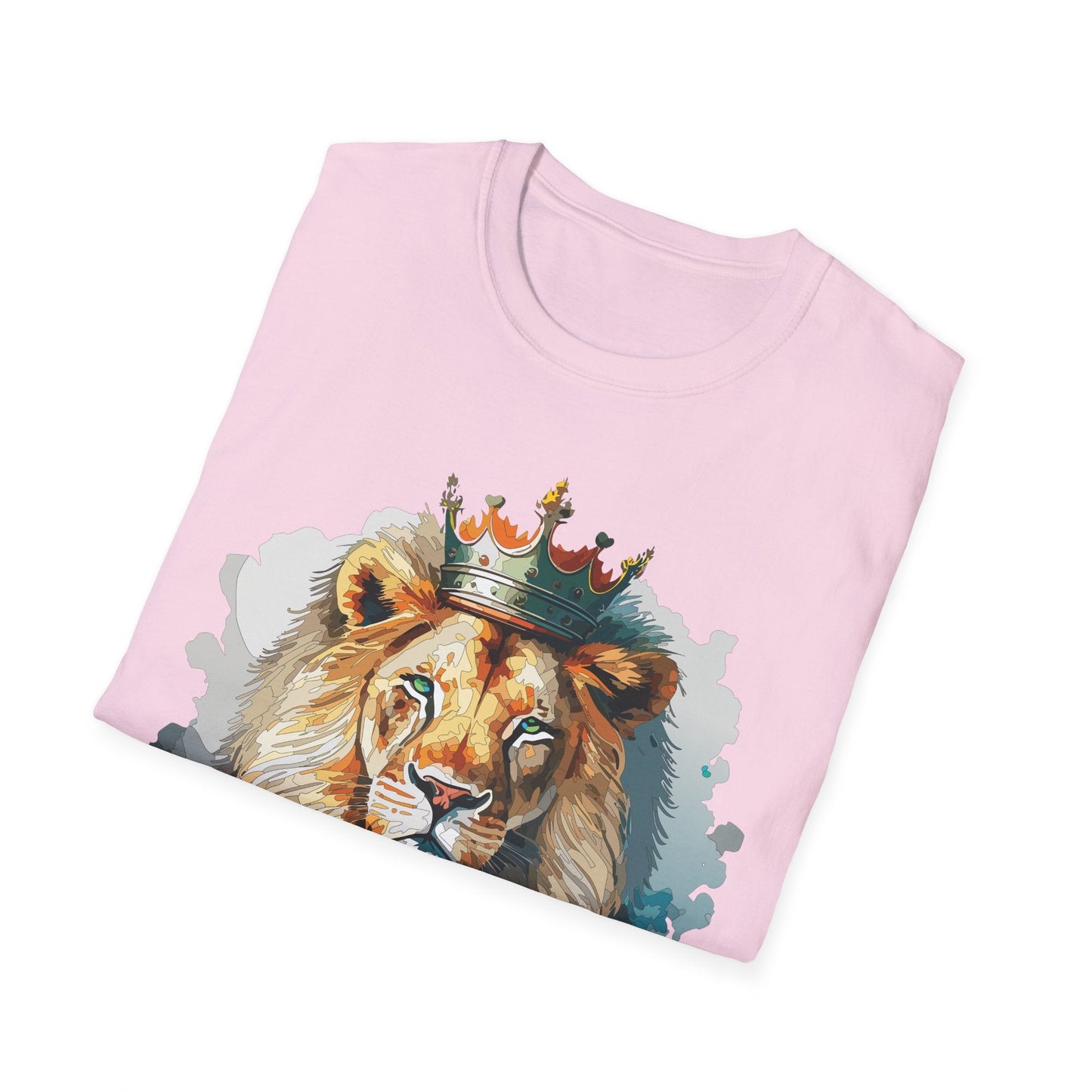 Lion Shirt Unisex Animal Tee Softstyle 64000 100 Percent Ring Spun Cotton