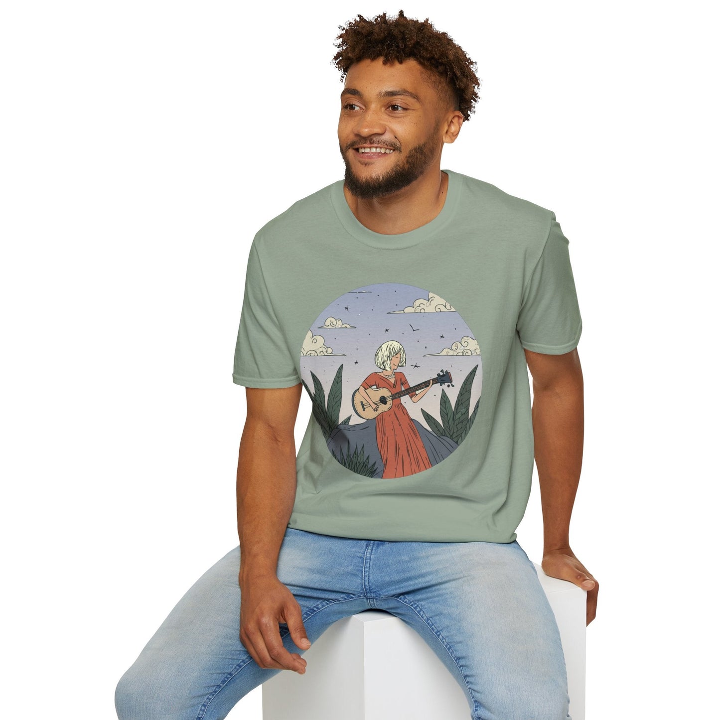 Womens Graphic T Shirts Art Design Tee Unisex Softstyle Gildan 64000 100 Percent Cotton