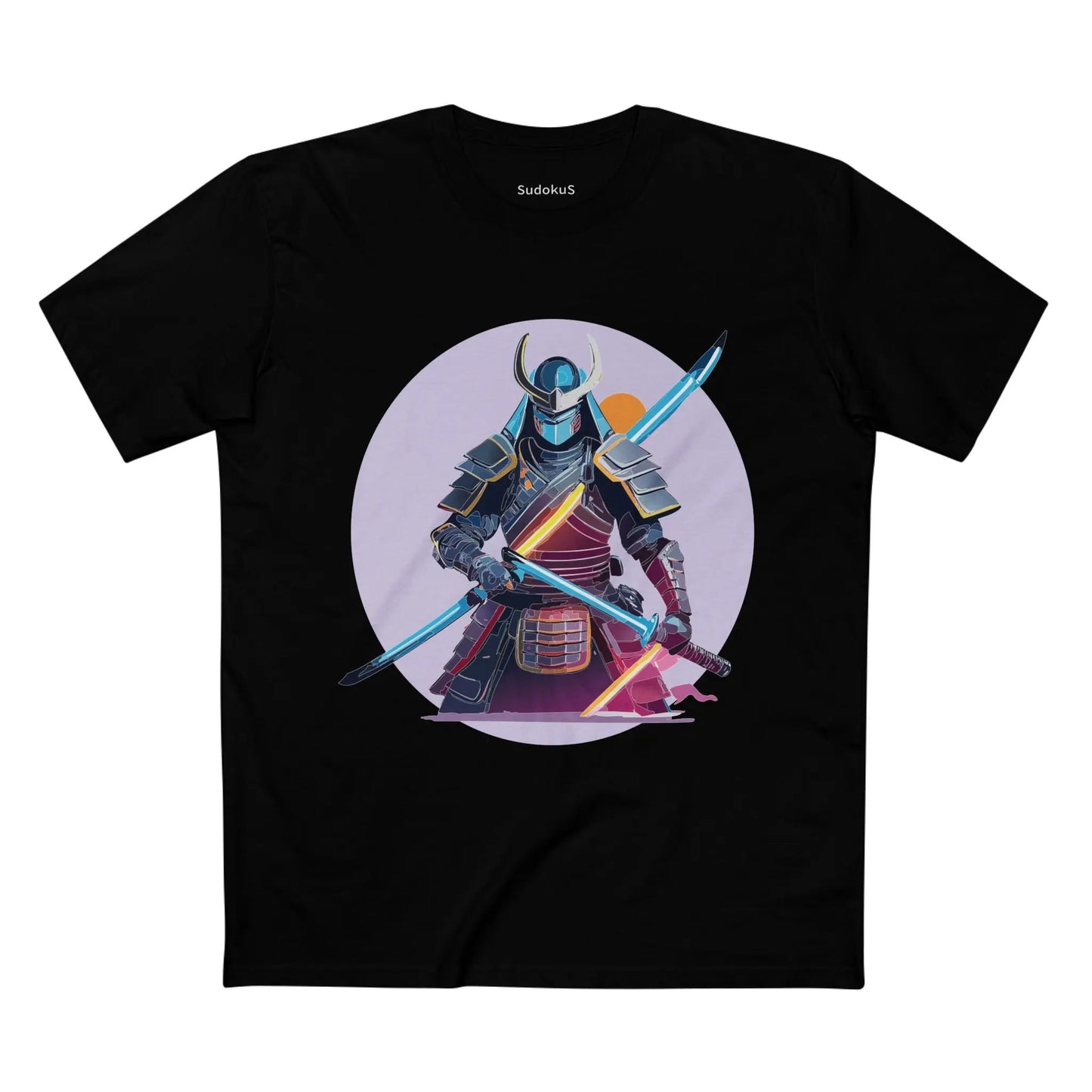 Samurai Graphic Unisex 100 Cotton Staple Tee 2