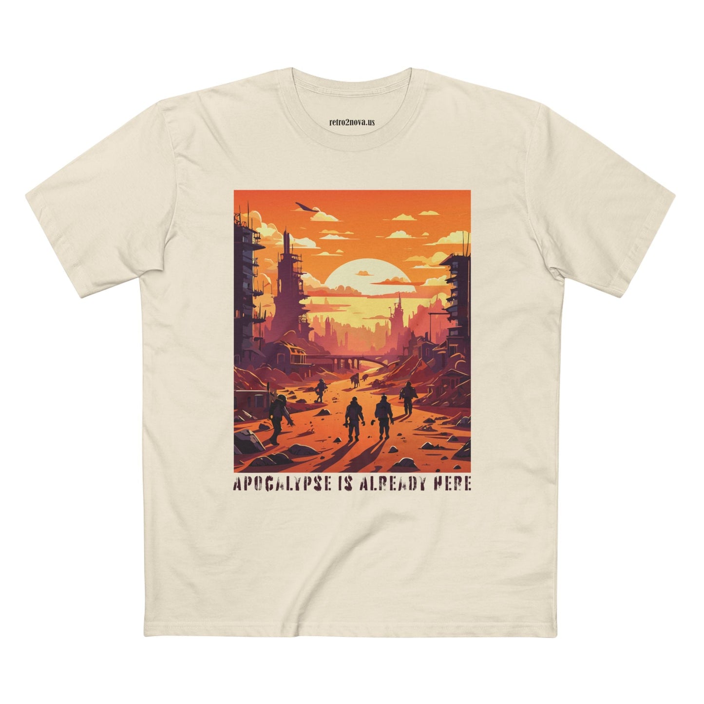 Cataclysm Shirt Doomsday Tee Unisex Premium Cotton Staple Tee Original Art Design By Retro2Nova