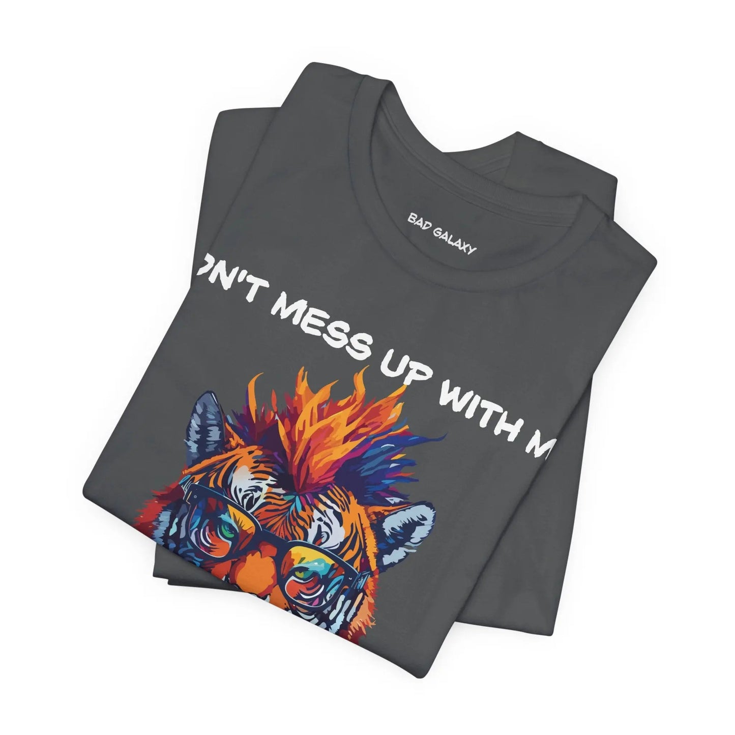 Bad Galaxy Animal T Shirt 100 Percent Cotton Eco Friendly Ink Made in USA Durable Stitching