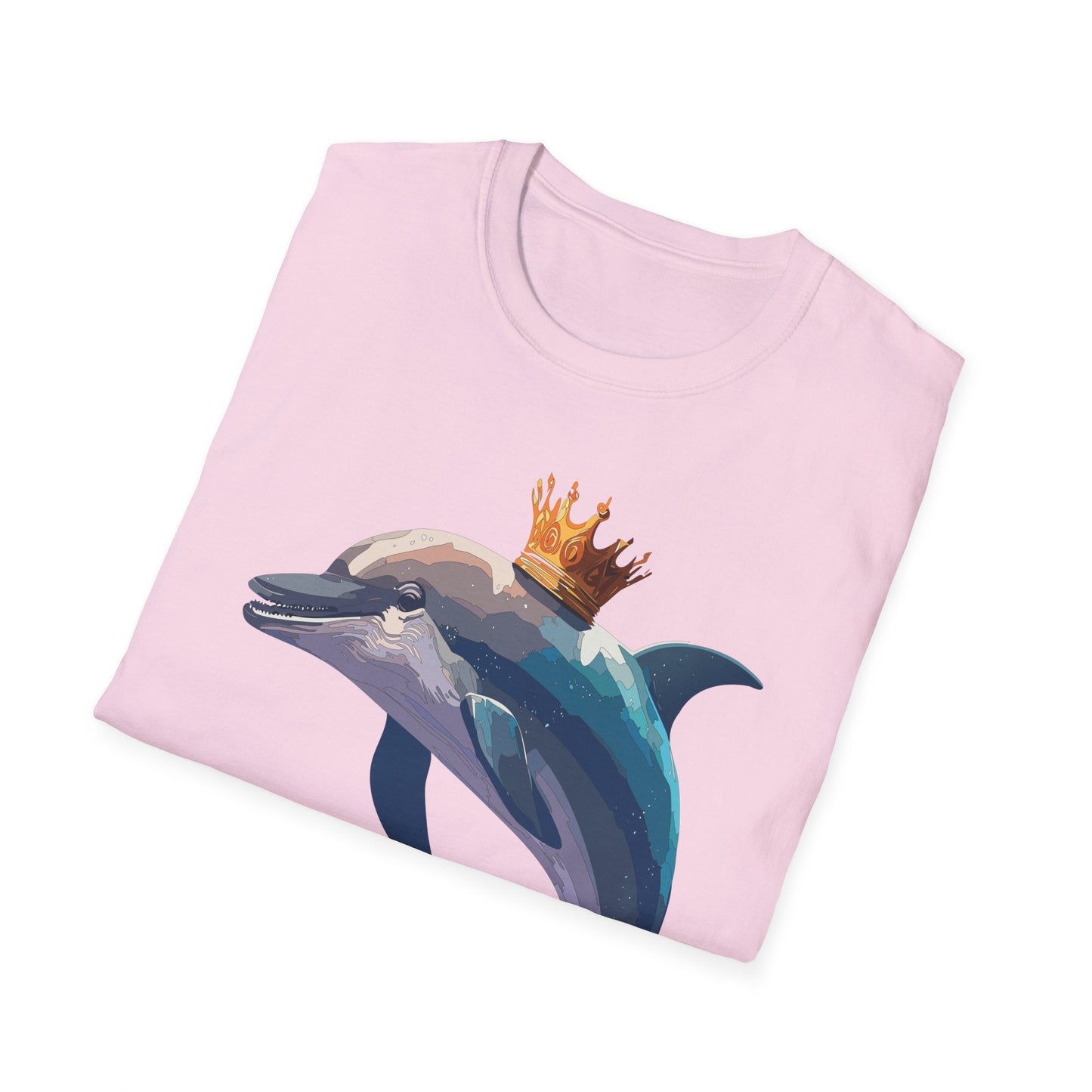 Dolphin Shirts Unisex Gildan Softstyle 64000 100 Percent Cotton Tee For Animal Lovers