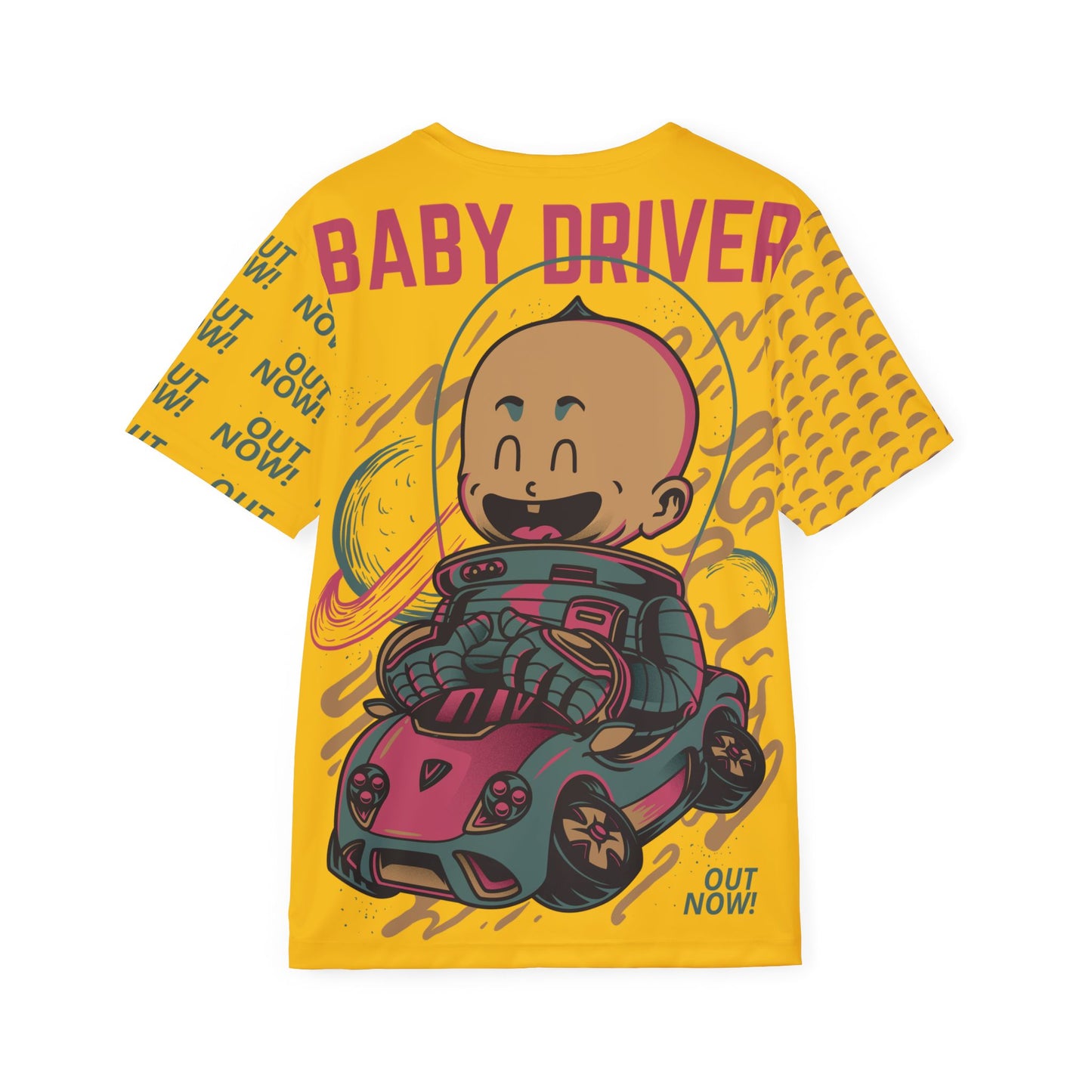 55-Be Fun Graphic T-Shirt, Art Design Poly Shirt, All Over Print Graphic Tee, Monsters T-Shirt, Cartoon Tees