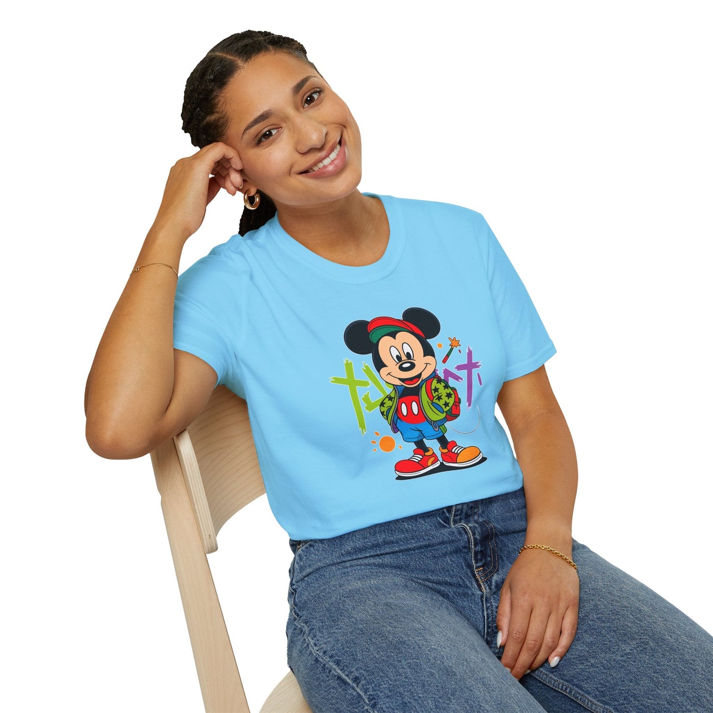 Unisex Cartoon T Shirt With Animation Artwork Funny Animals Tee For Casual Wear Everyday