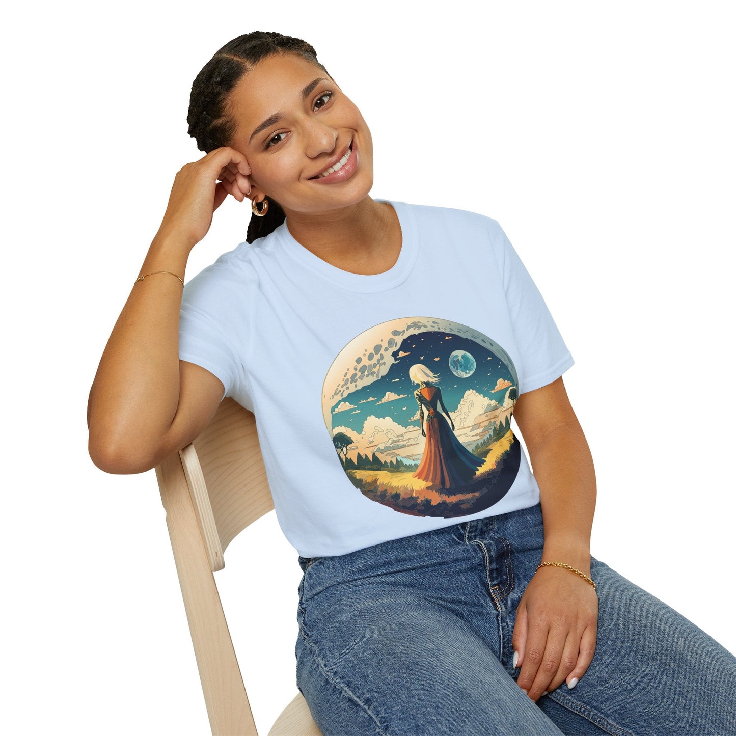 Womens Graphic T Shirts Art Design Tee Unisex Softstyle 64000 Cotton Tee Comfortable Everyday Wear