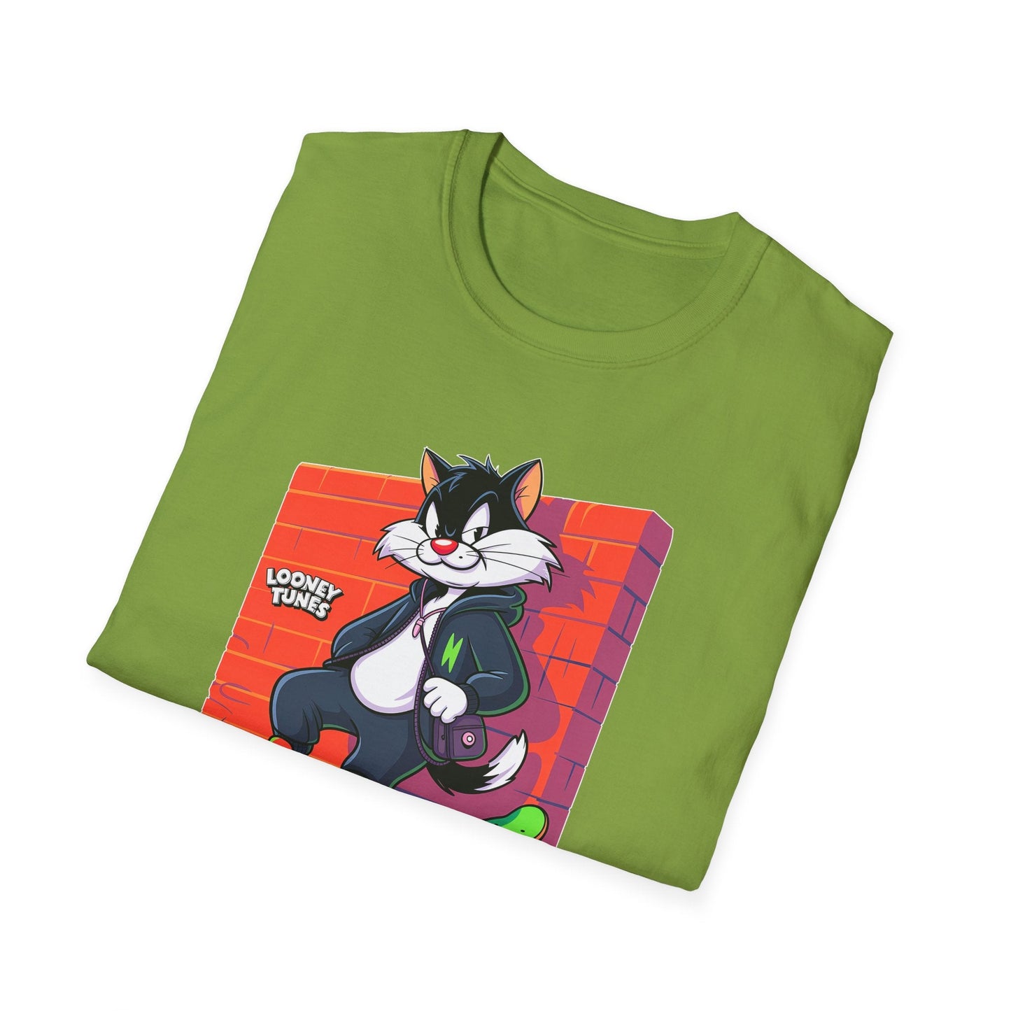 Cartoon T Shirt With Animation Design Unisex Softstyle Graphic Tee Funny Animals