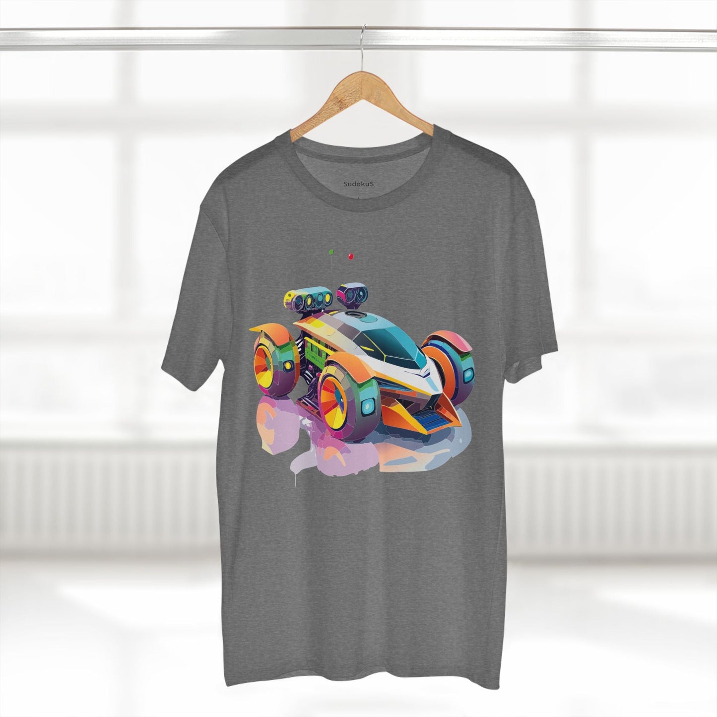 Car Graphic Unisex 100 Cotton Staple Tee 26