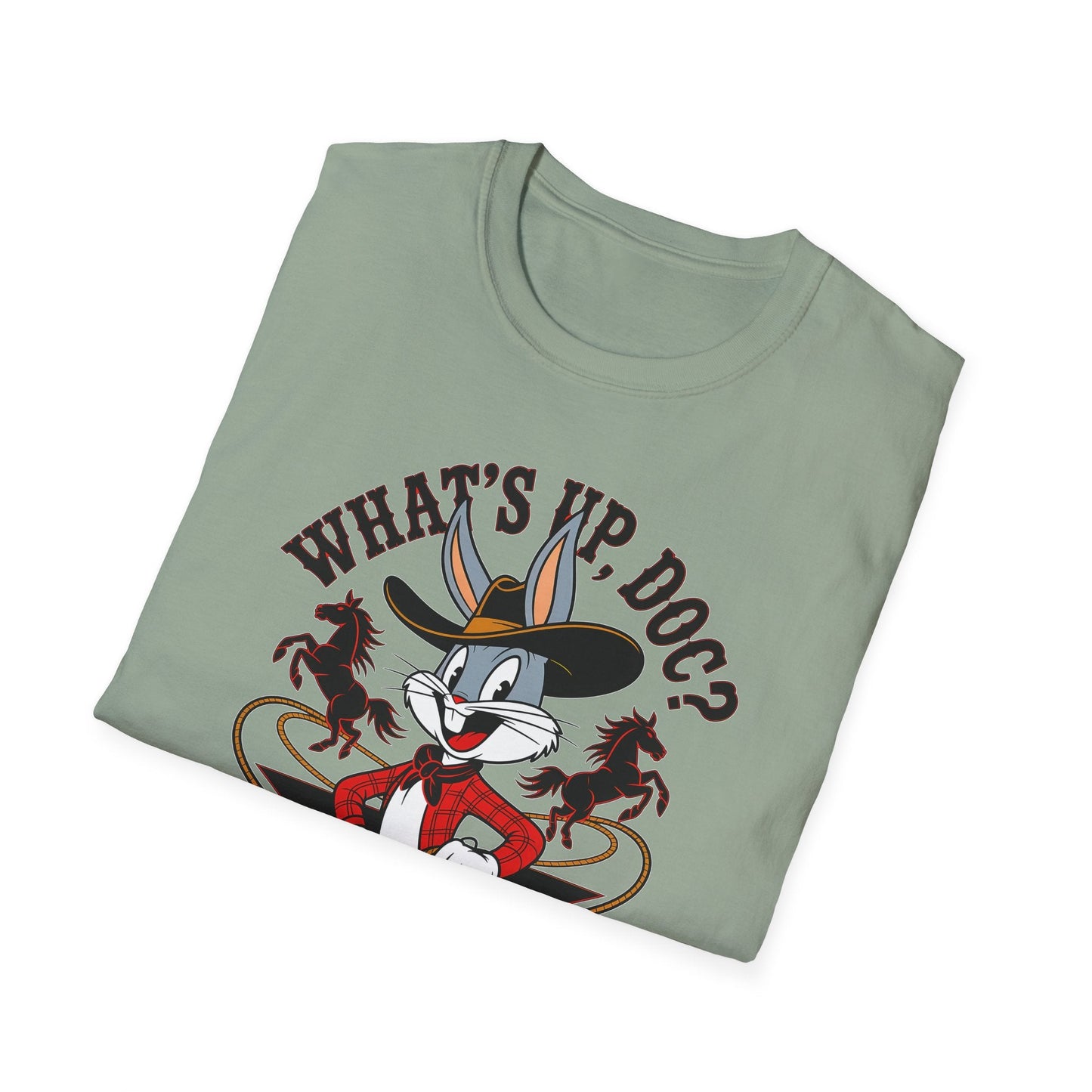 Cartoon Bunny Graphic Unisex Cotton Animal Animation Artwork Design Tee 41